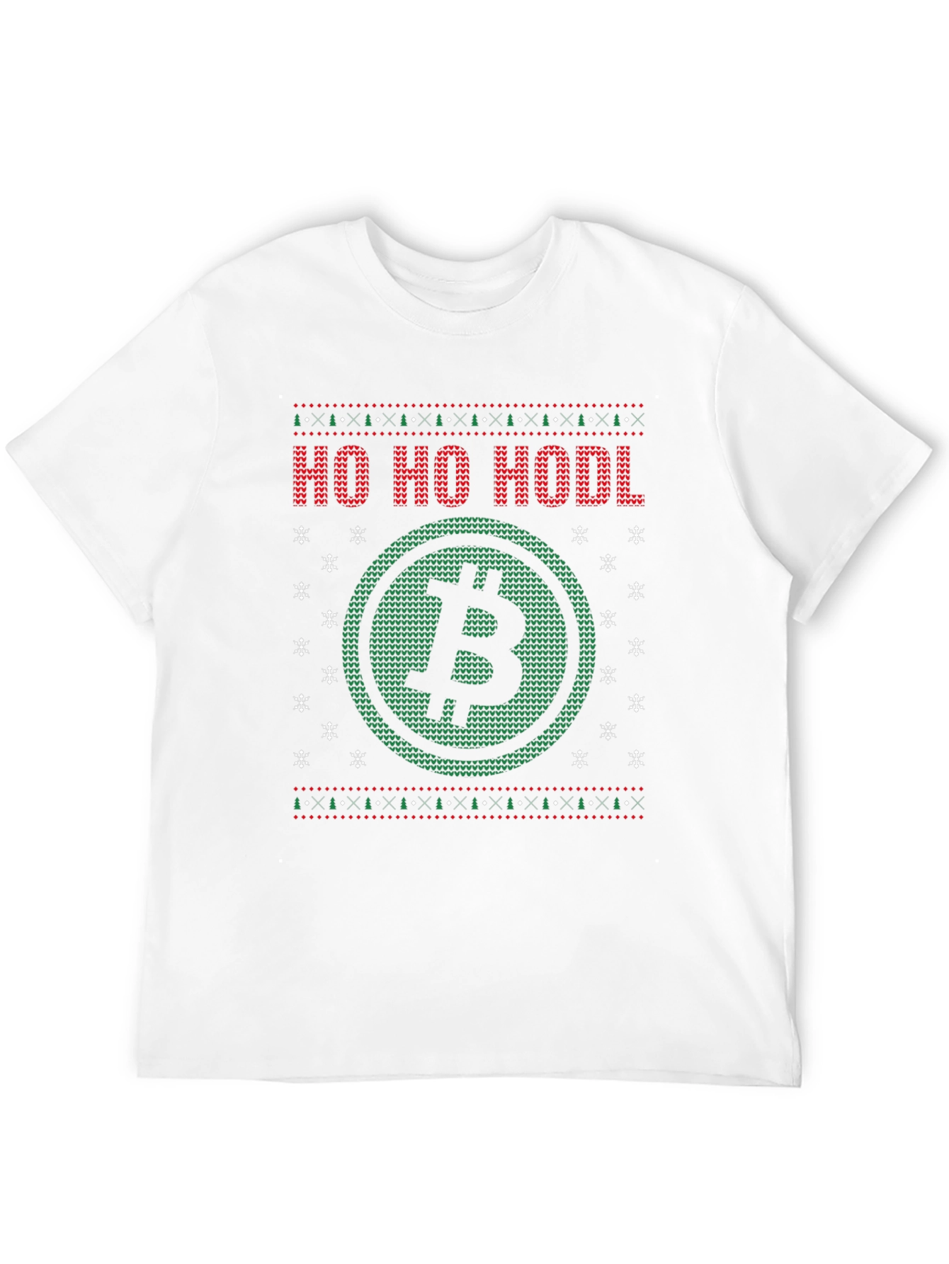Ho Ho HODL Bitcoin Christmas Sweater T-Shirt