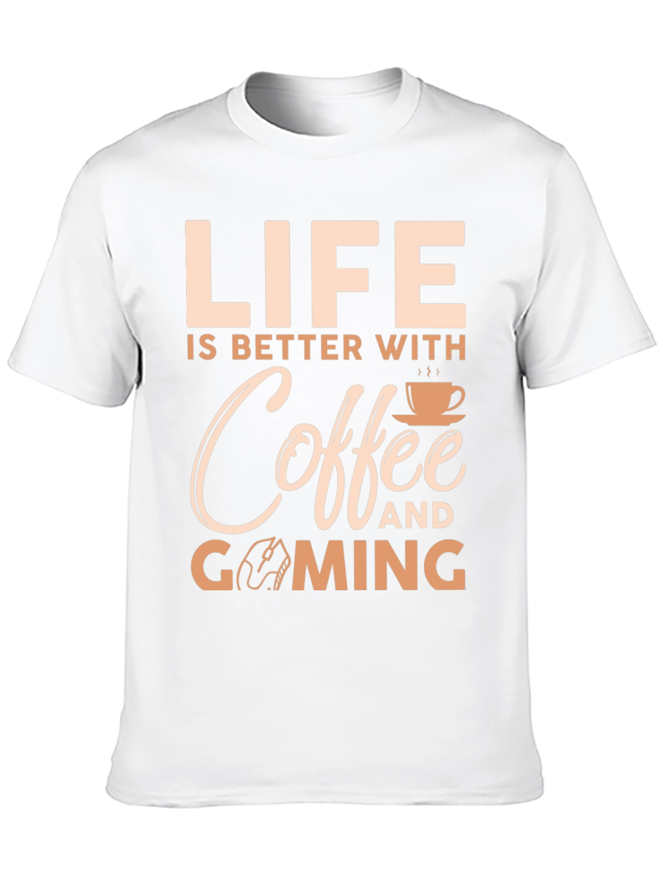 Life Is Better With Coffee And Gaming T-Shirt