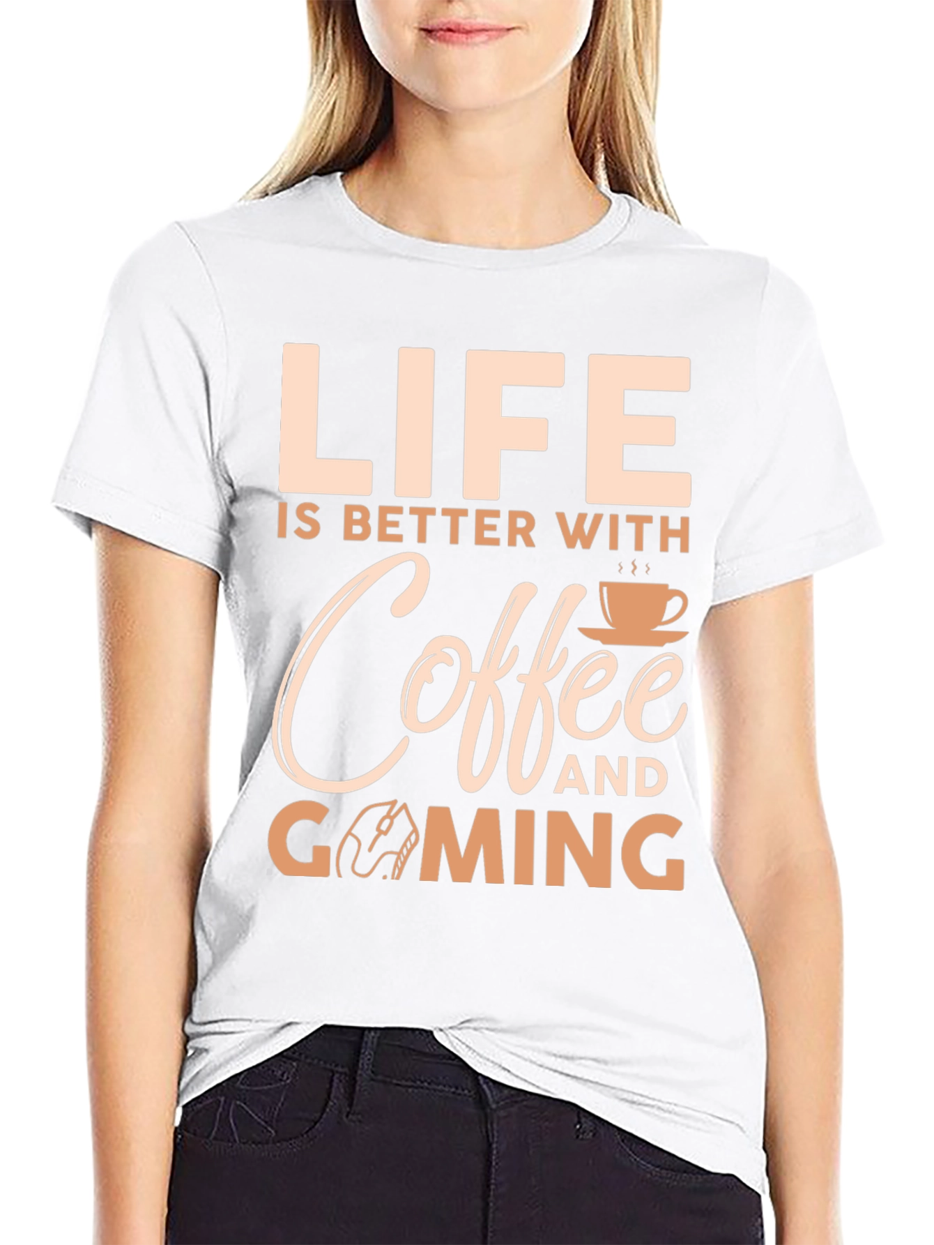 Life Is Better With Coffee And Gaming T-Shirt