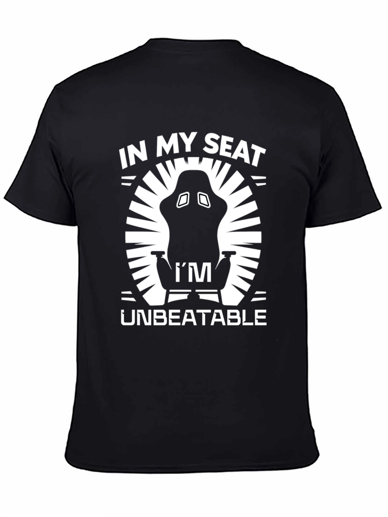 In My Seat Im Unbeatable Gaming T-Shirt