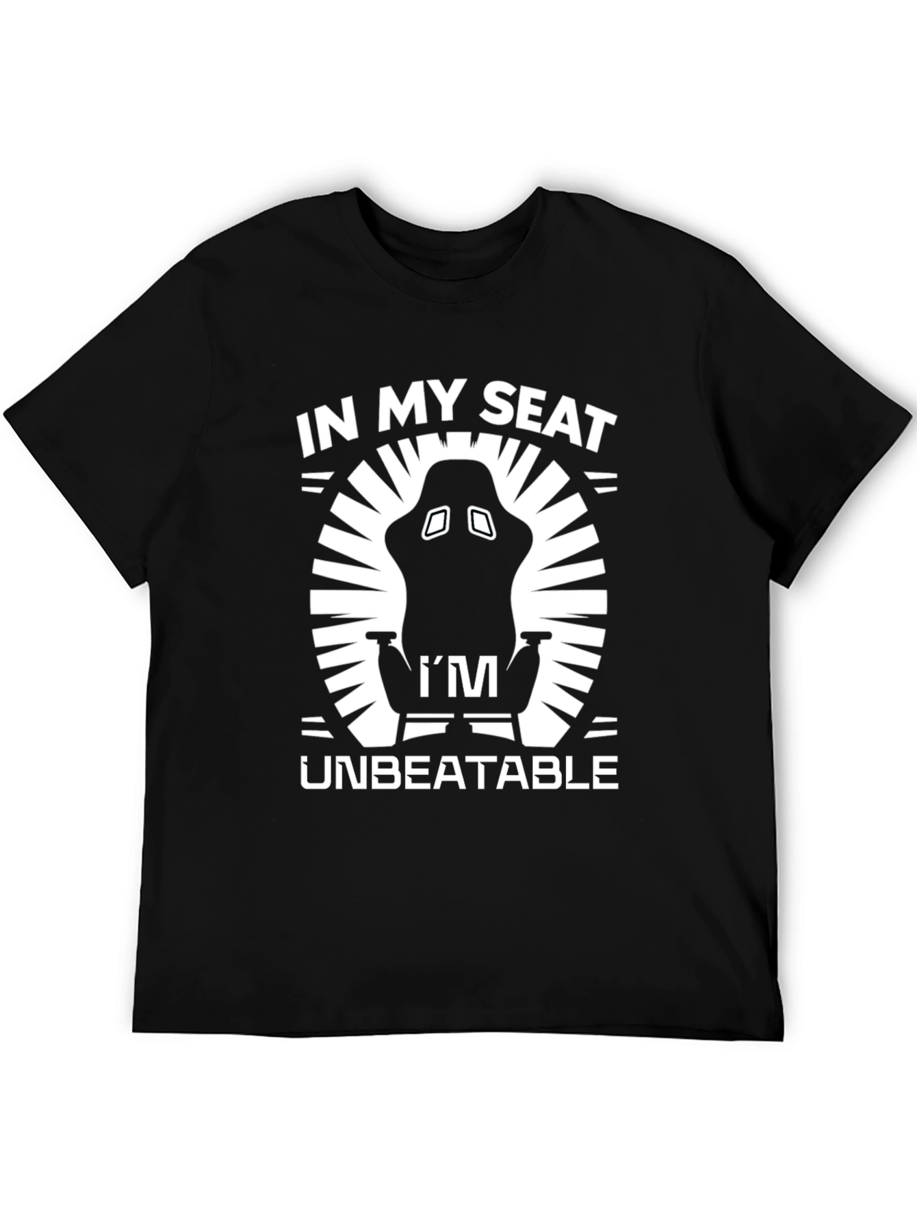 In My Seat Im Unbeatable Gaming T-Shirt