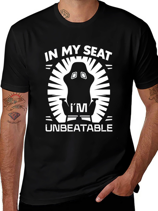 In My Seat Im Unbeatable Gaming T-Shirt