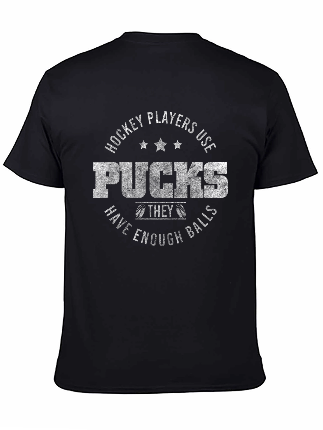 Hockey Players Pucks T-Shirt Funny Graphic Tee