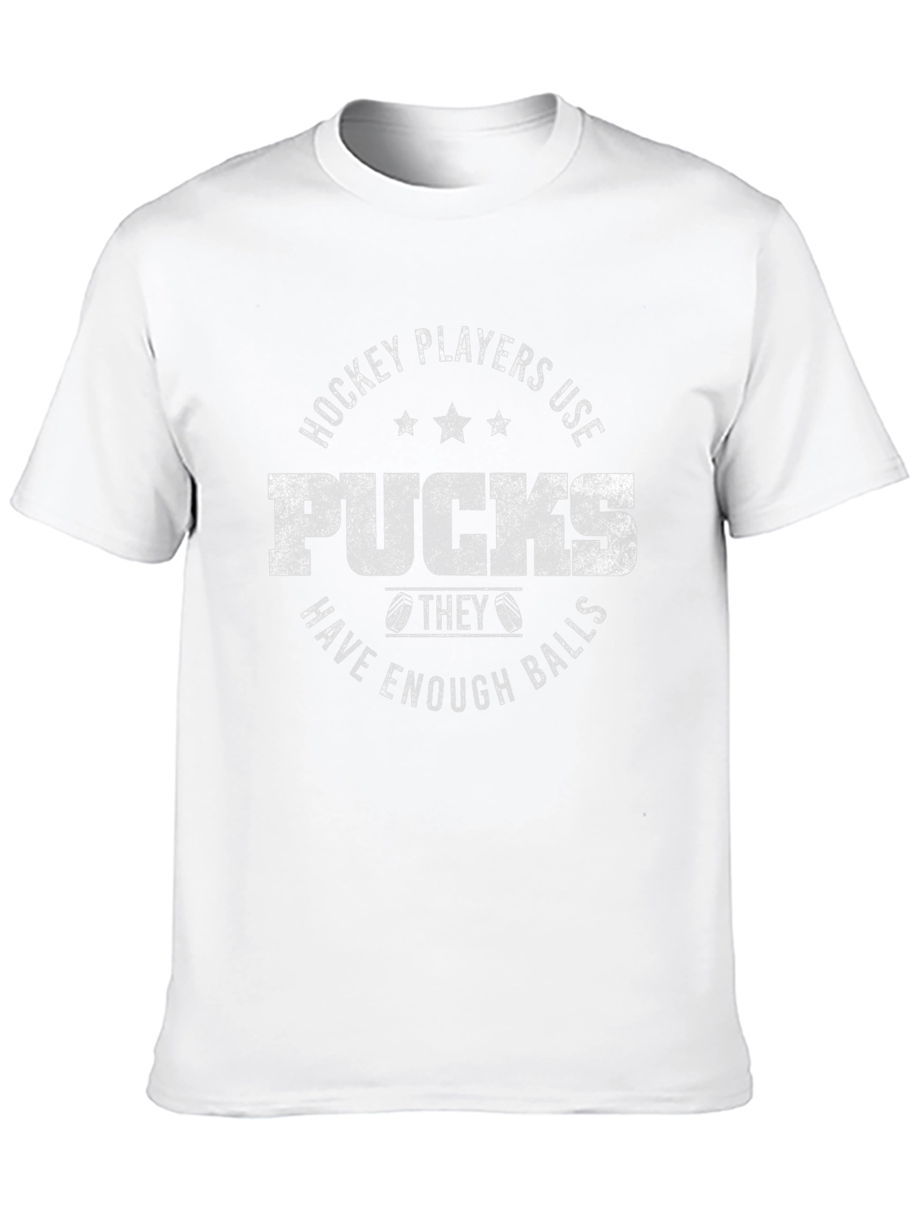 Hockey Players Pucks T-Shirt Funny Graphic Tee