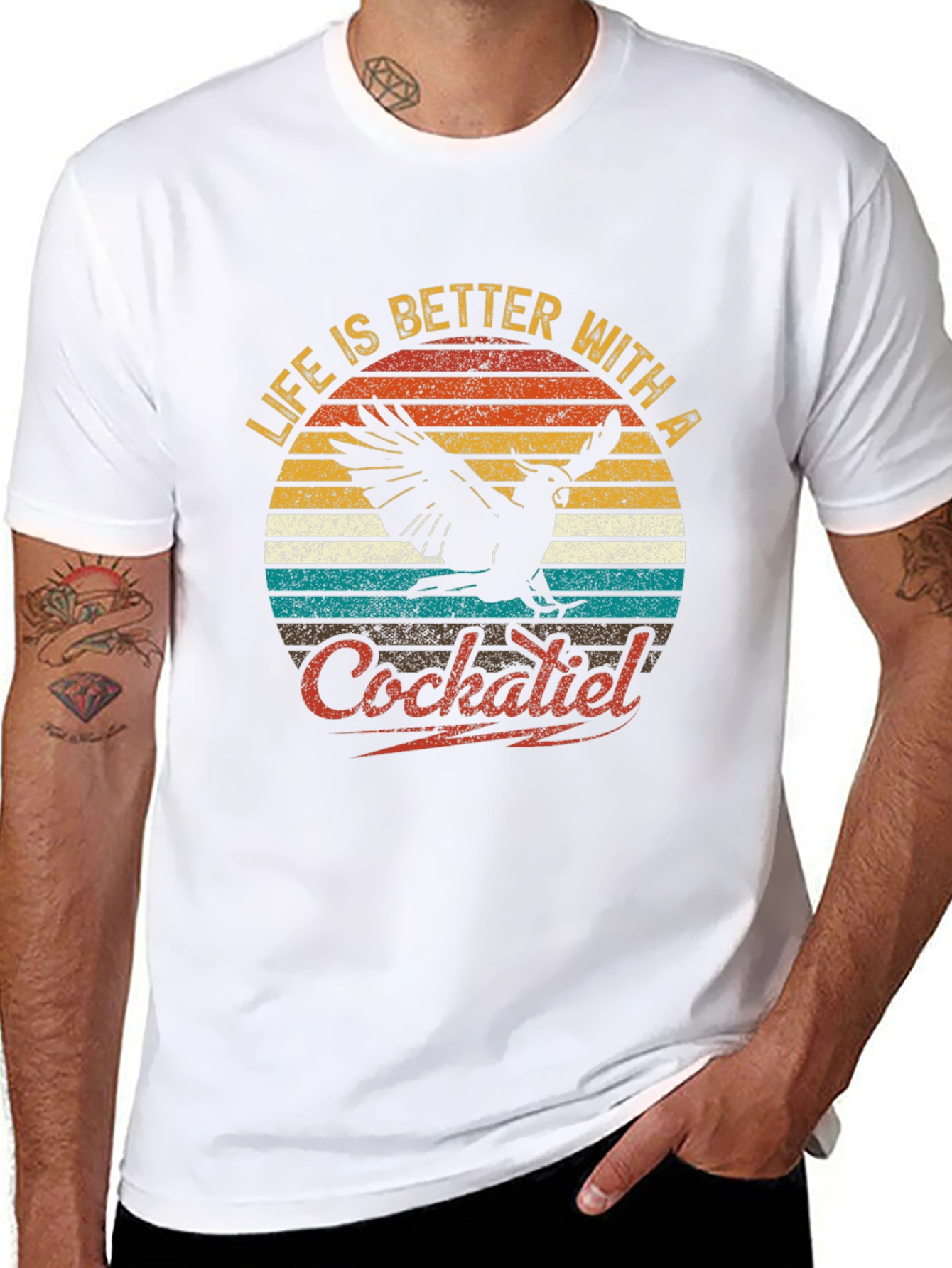 Life is Better with a Cockatiel T-Shirt