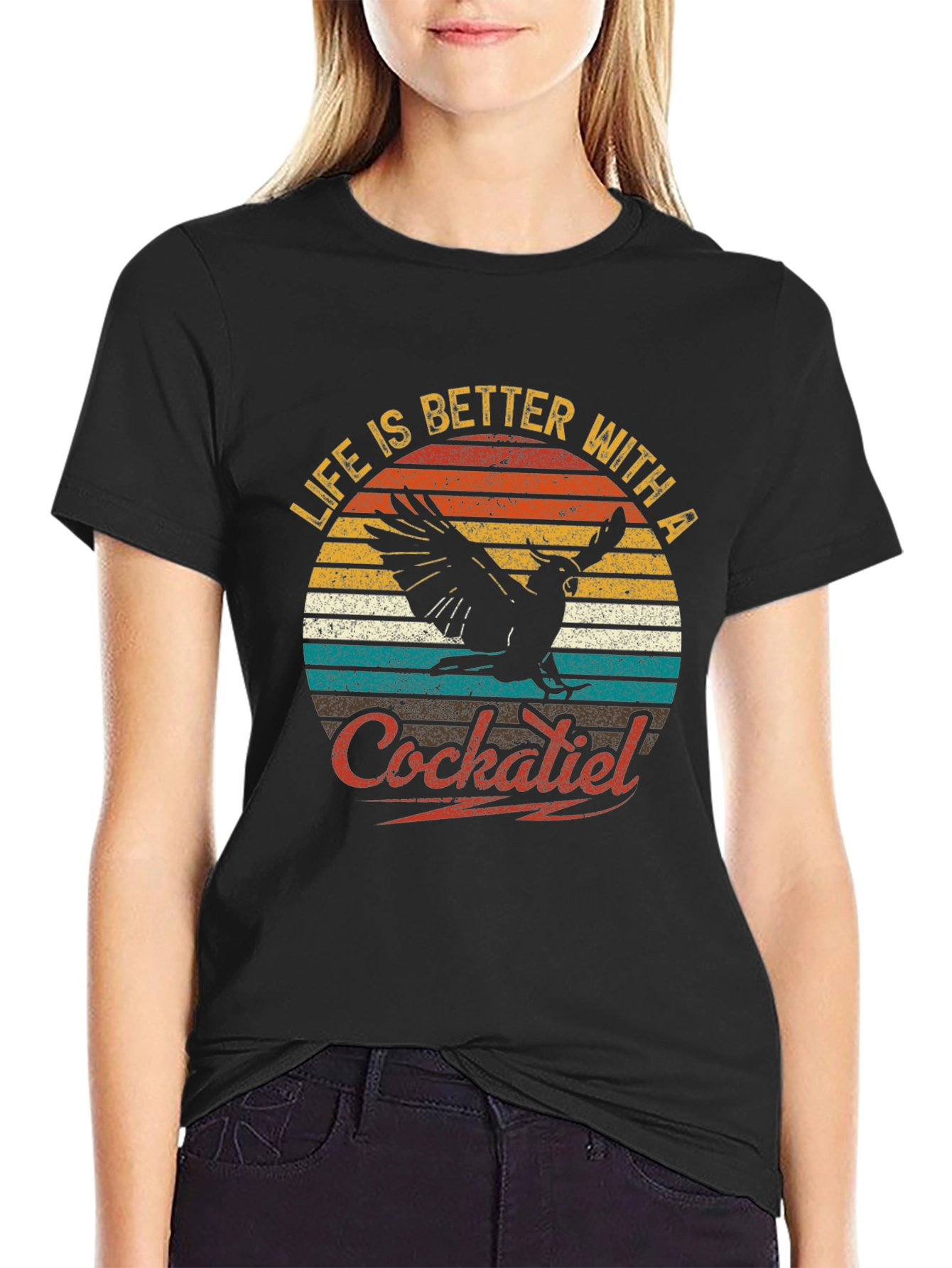 Life is Better with a Cockatiel T-Shirt