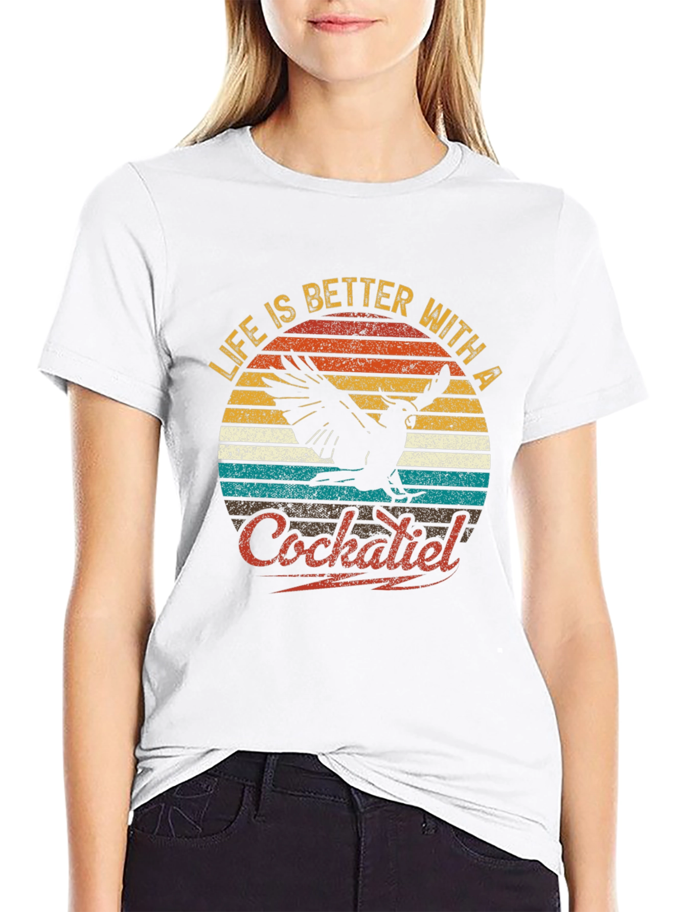 Life is Better with a Cockatiel T-Shirt