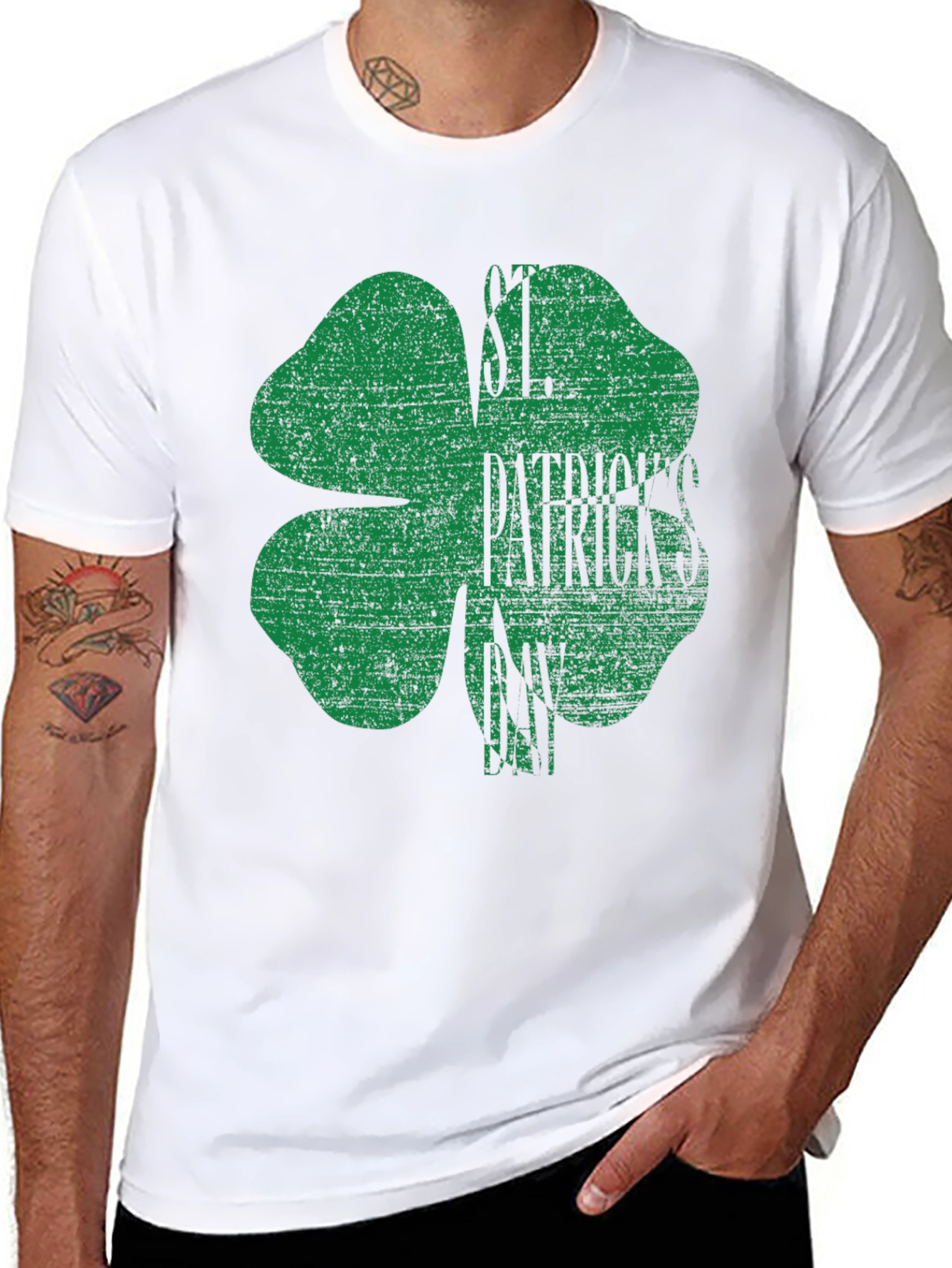 St. Patricks Day Shamrock Graphic Tee