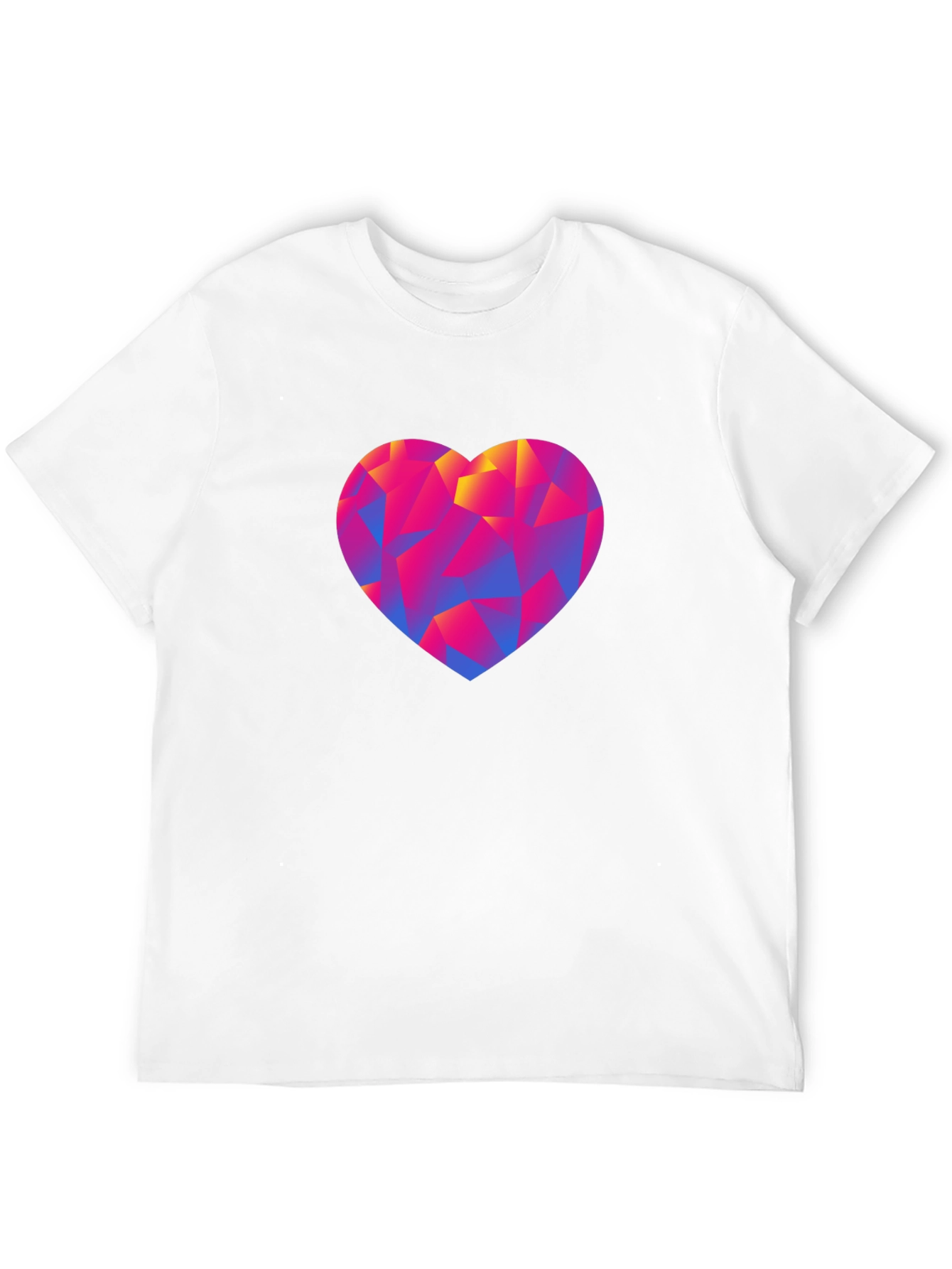 Geometric Heart Graphic Tee - Modern Love