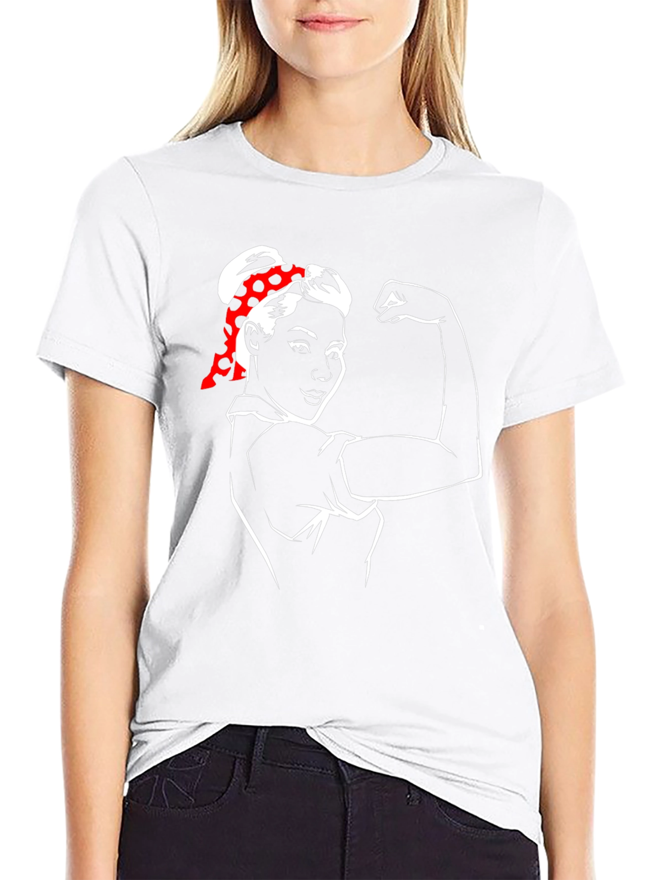 Feminist Rosie the Riveter Graphic T-Shirt