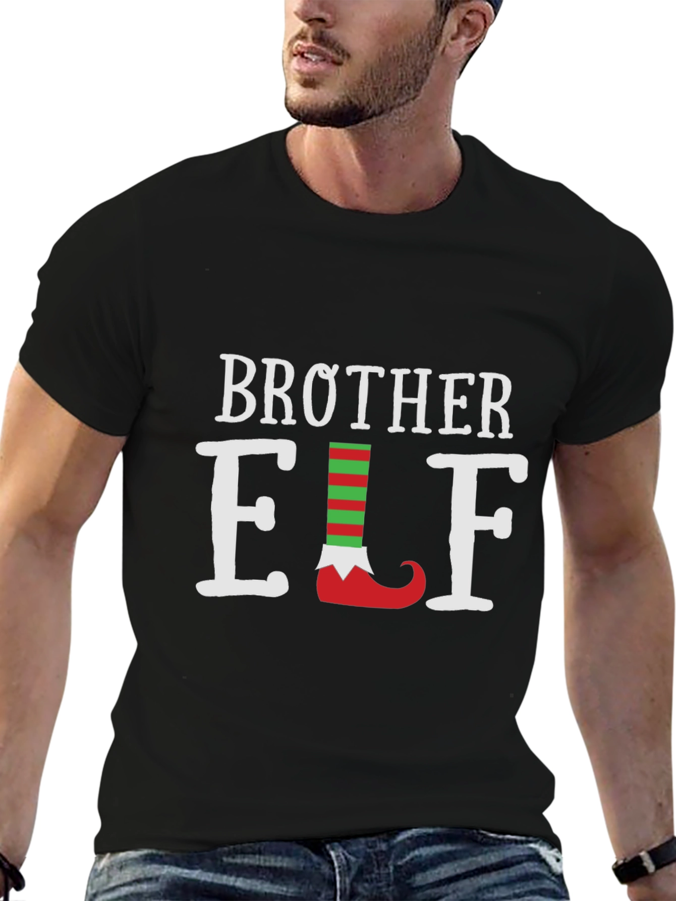 Brother Elf T-Shirt Festive Holiday Tee