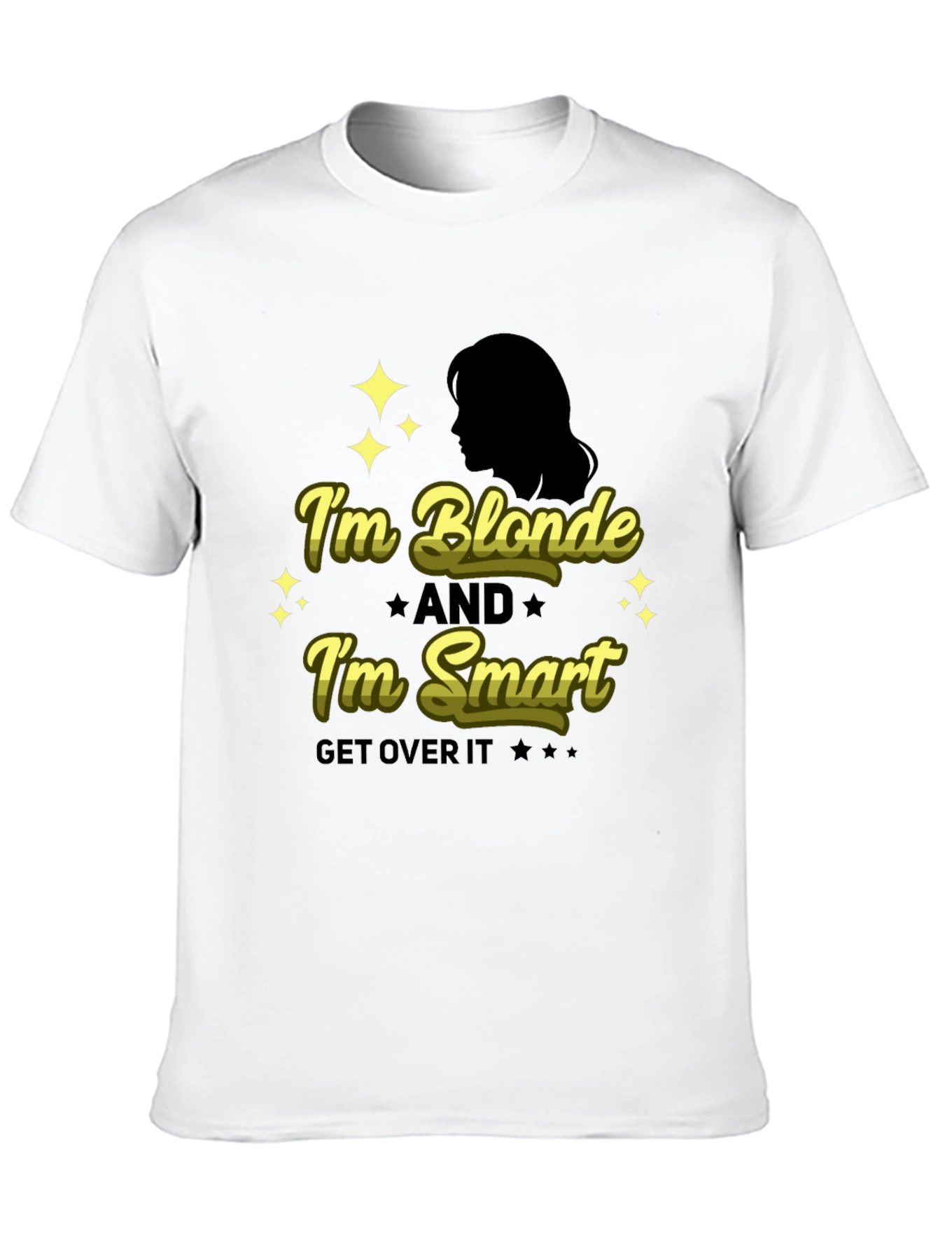 Blonde & Smart Graphic Tee - Black Unisex Shirt