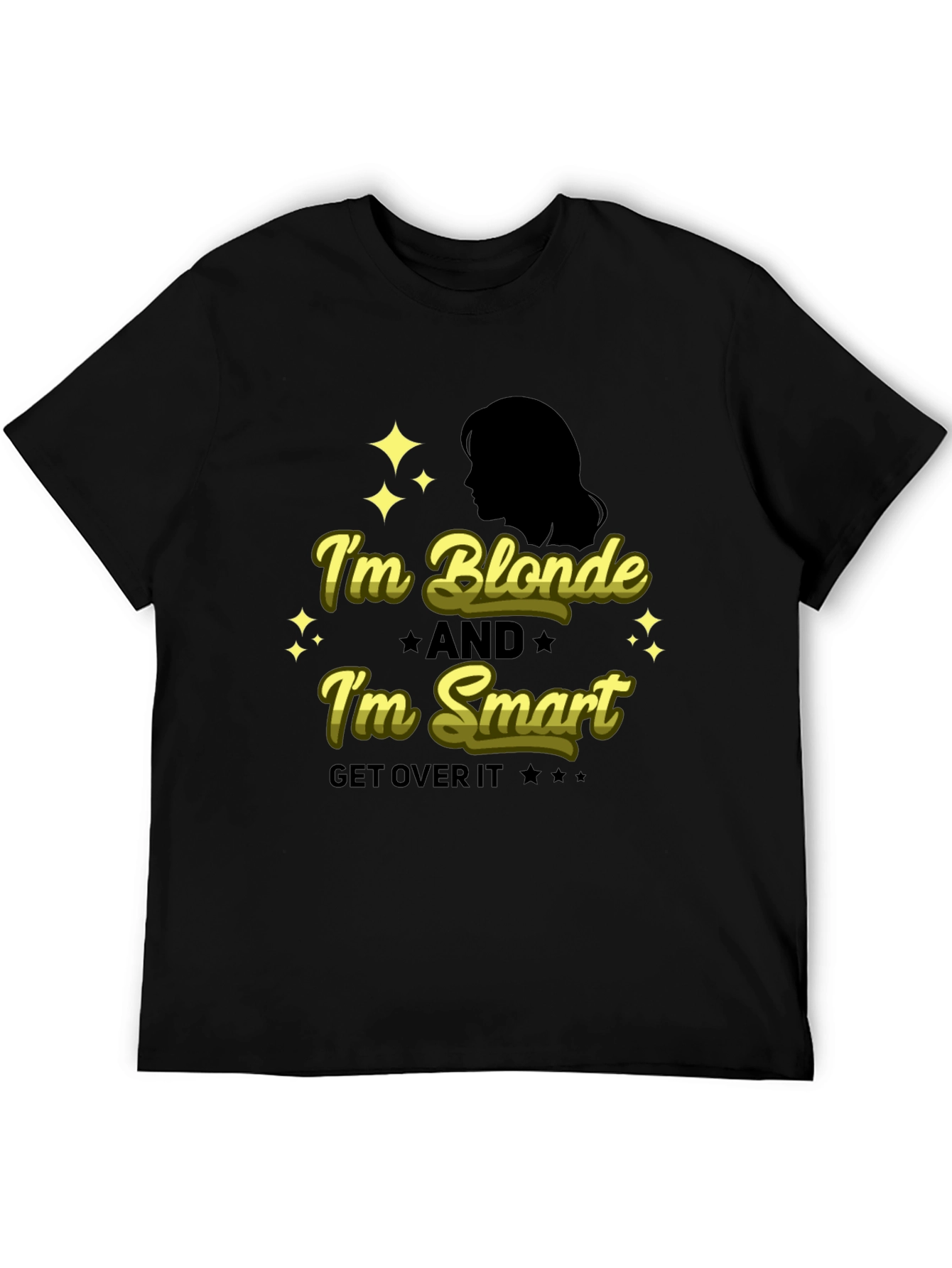 Blonde & Smart Graphic Tee - Black Unisex Shirt