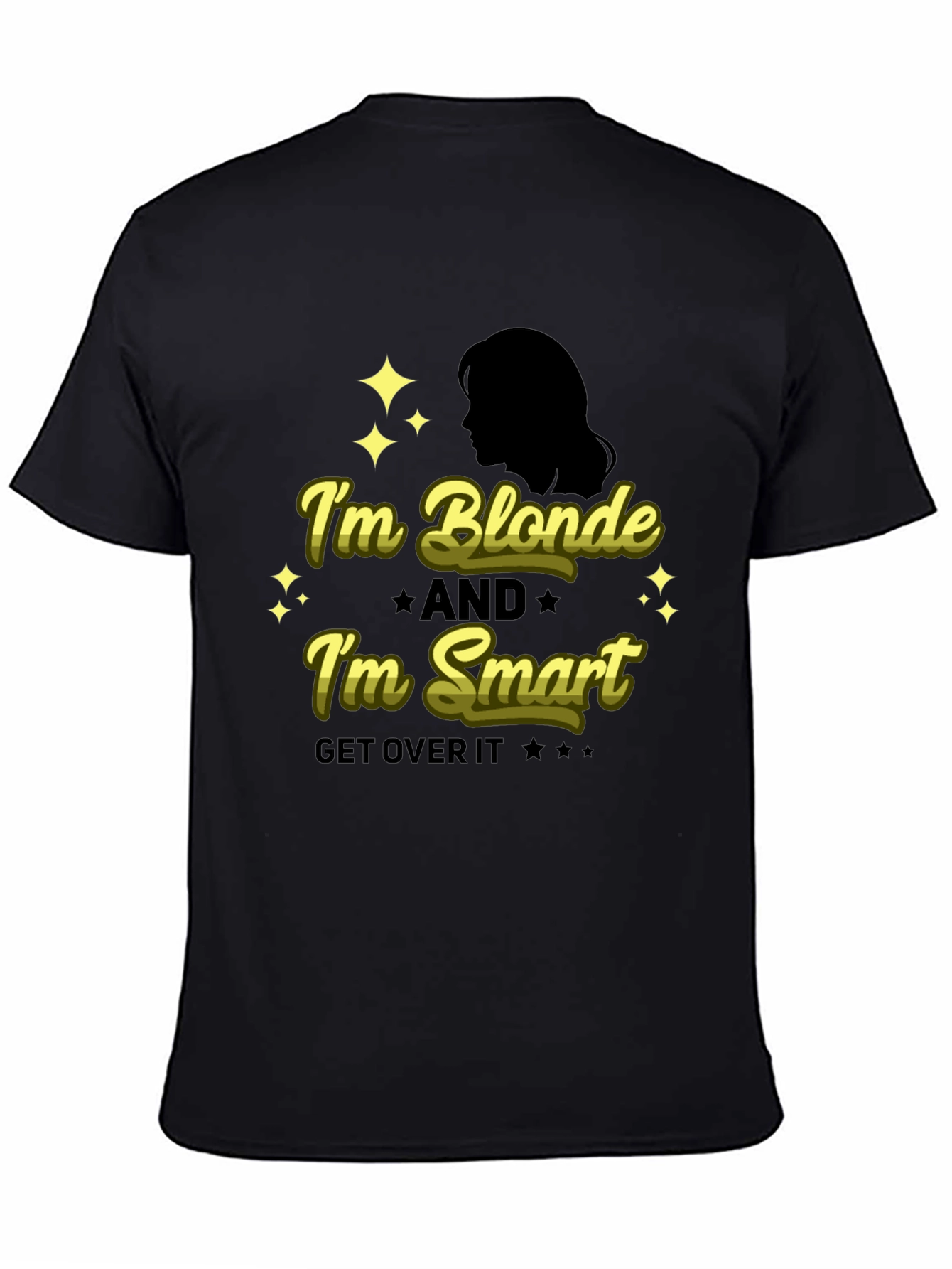 Blonde & Smart Graphic Tee - Black Unisex Shirt