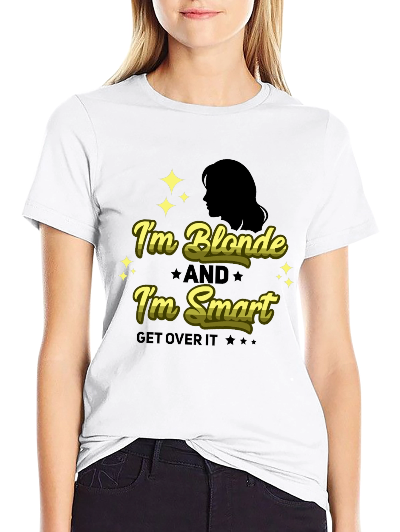 Blonde & Smart Graphic Tee - Black Unisex Shirt