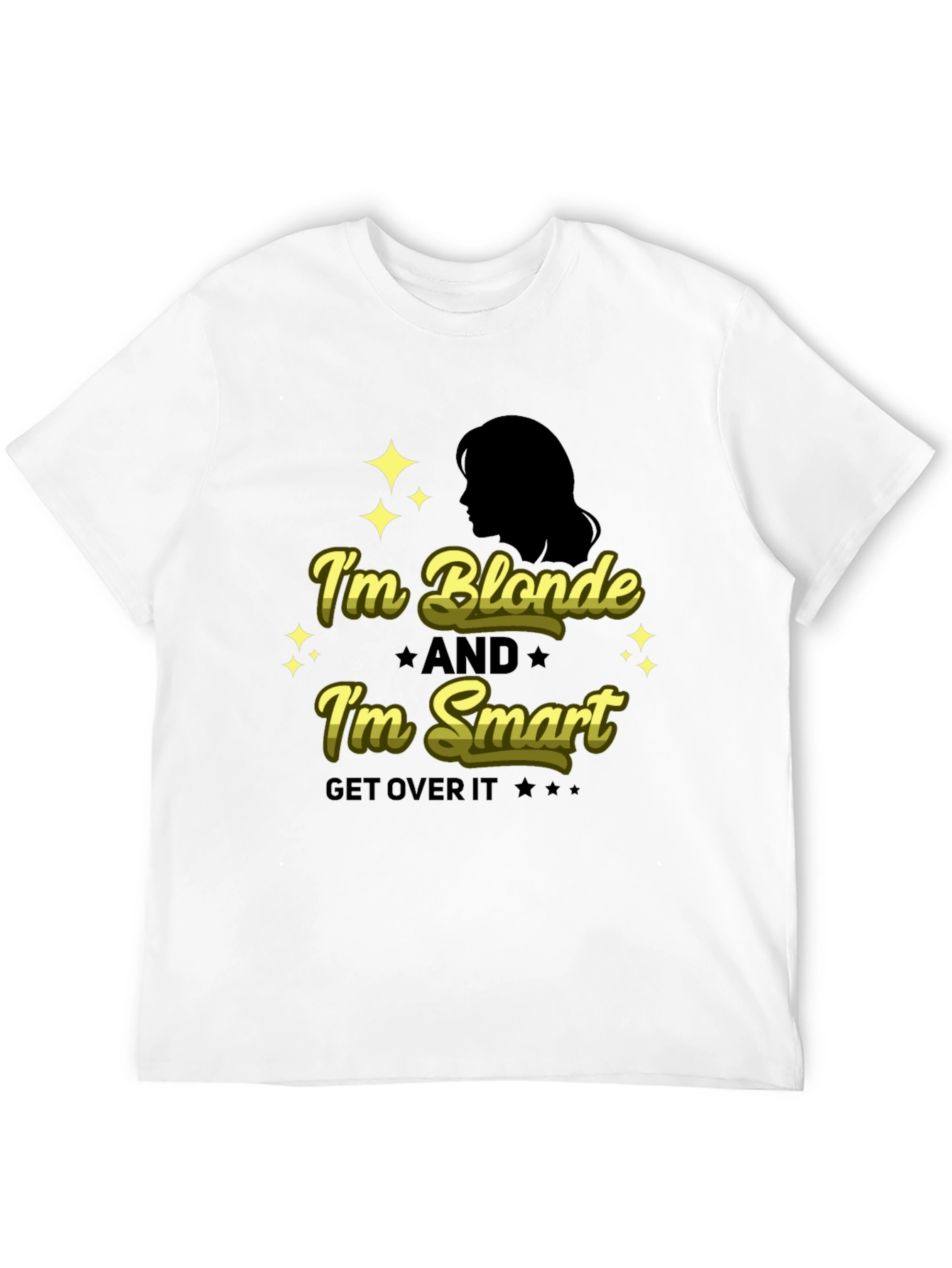 Blonde & Smart Graphic Tee - Black Unisex Shirt