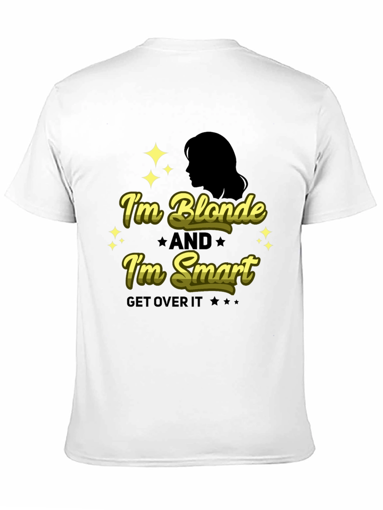 Blonde & Smart Graphic Tee - Black Unisex Shirt
