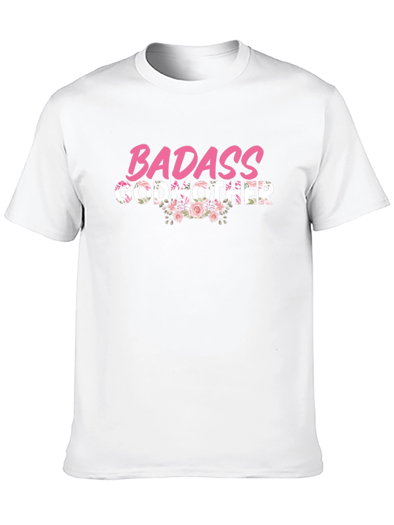 Badass Godmother Floral Graphic T-Shirt