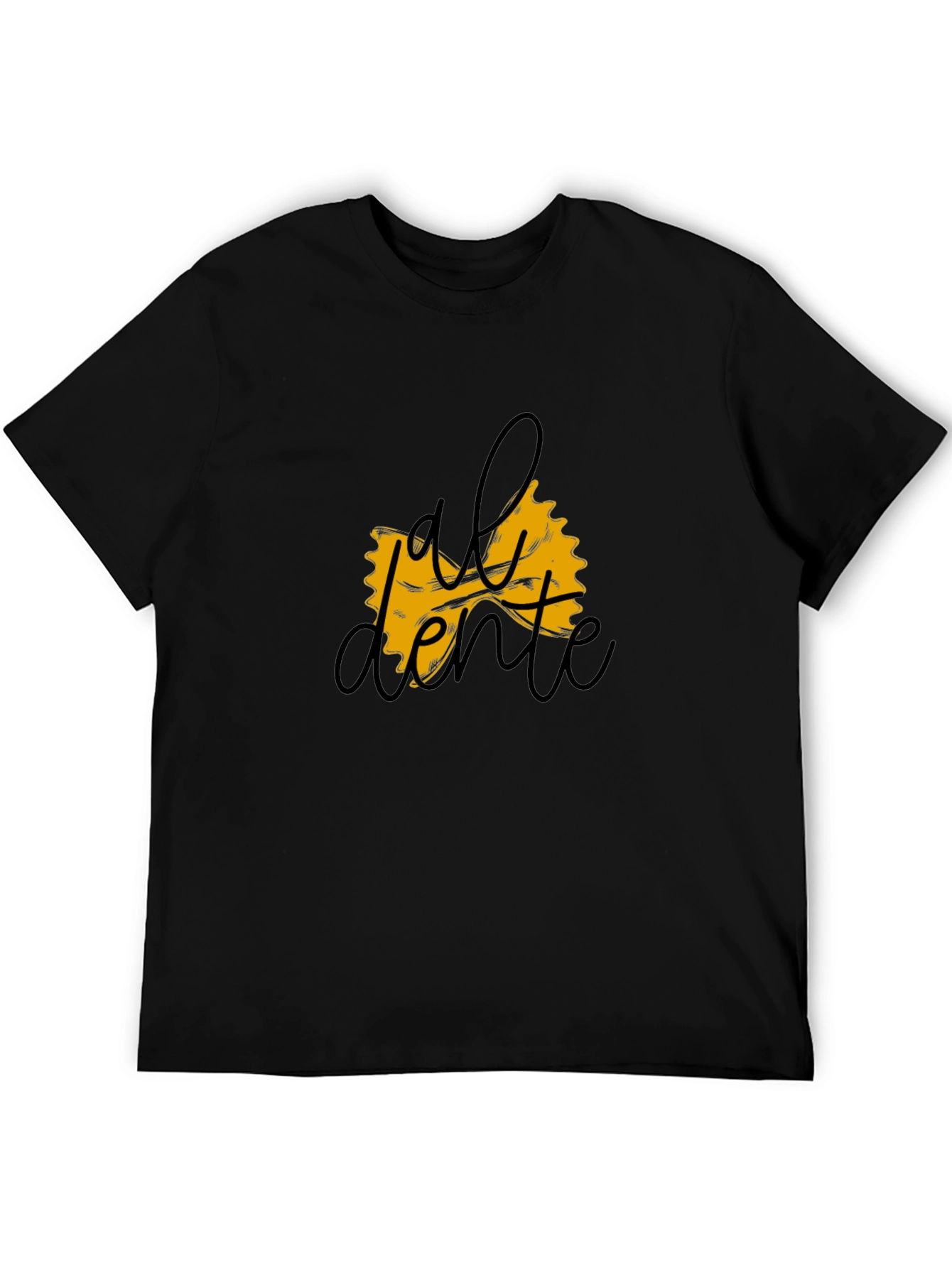 Al Dente Pasta Bowtie Graphic T-Shirt