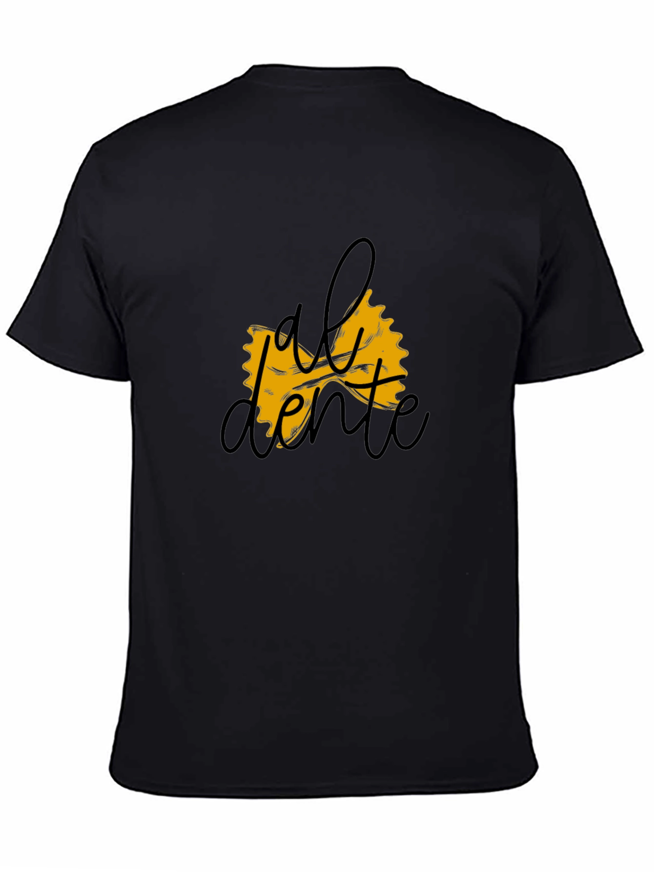 Al Dente Pasta Bowtie Graphic T-Shirt