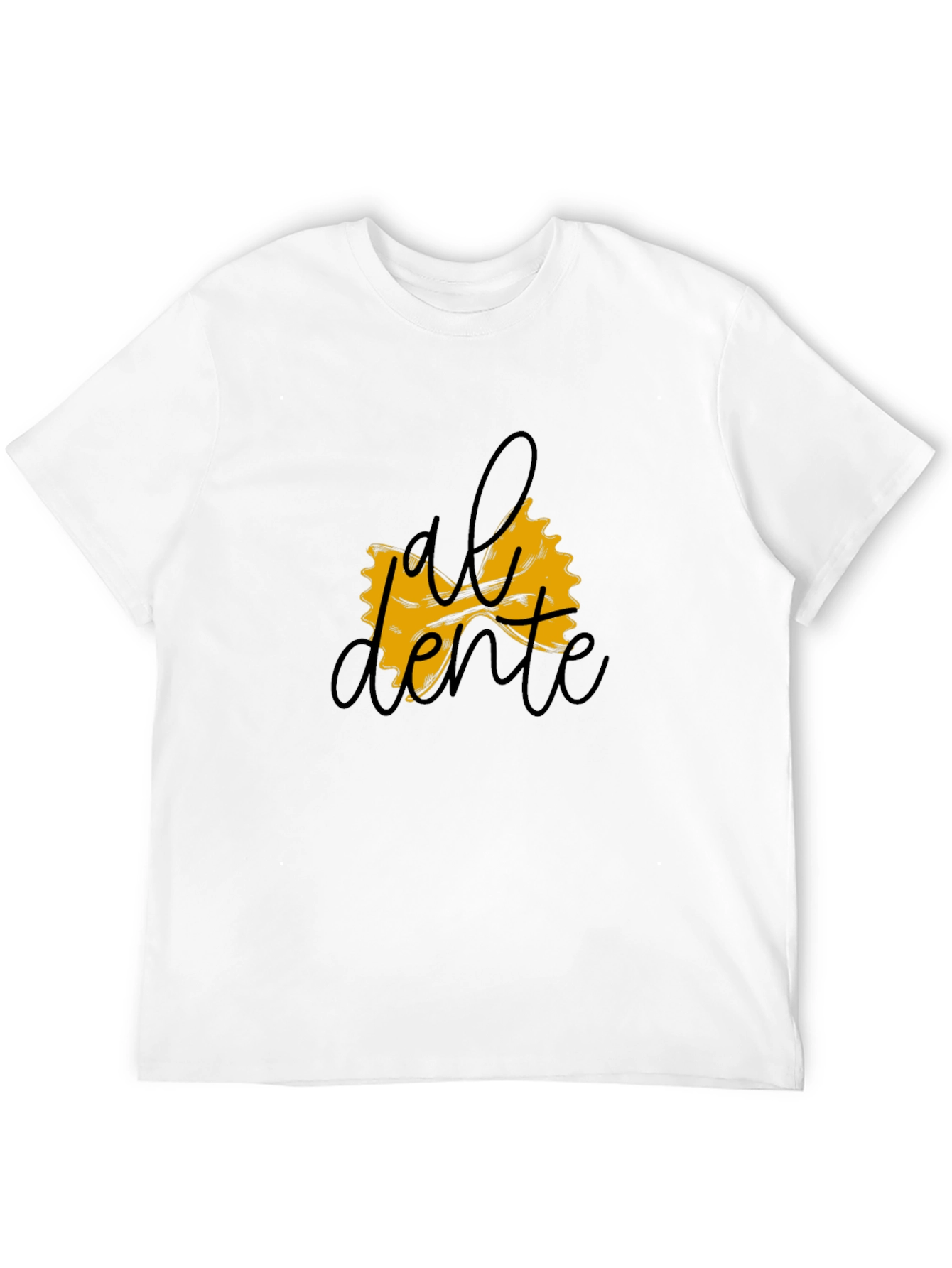 Al Dente Pasta Bowtie Graphic T-Shirt