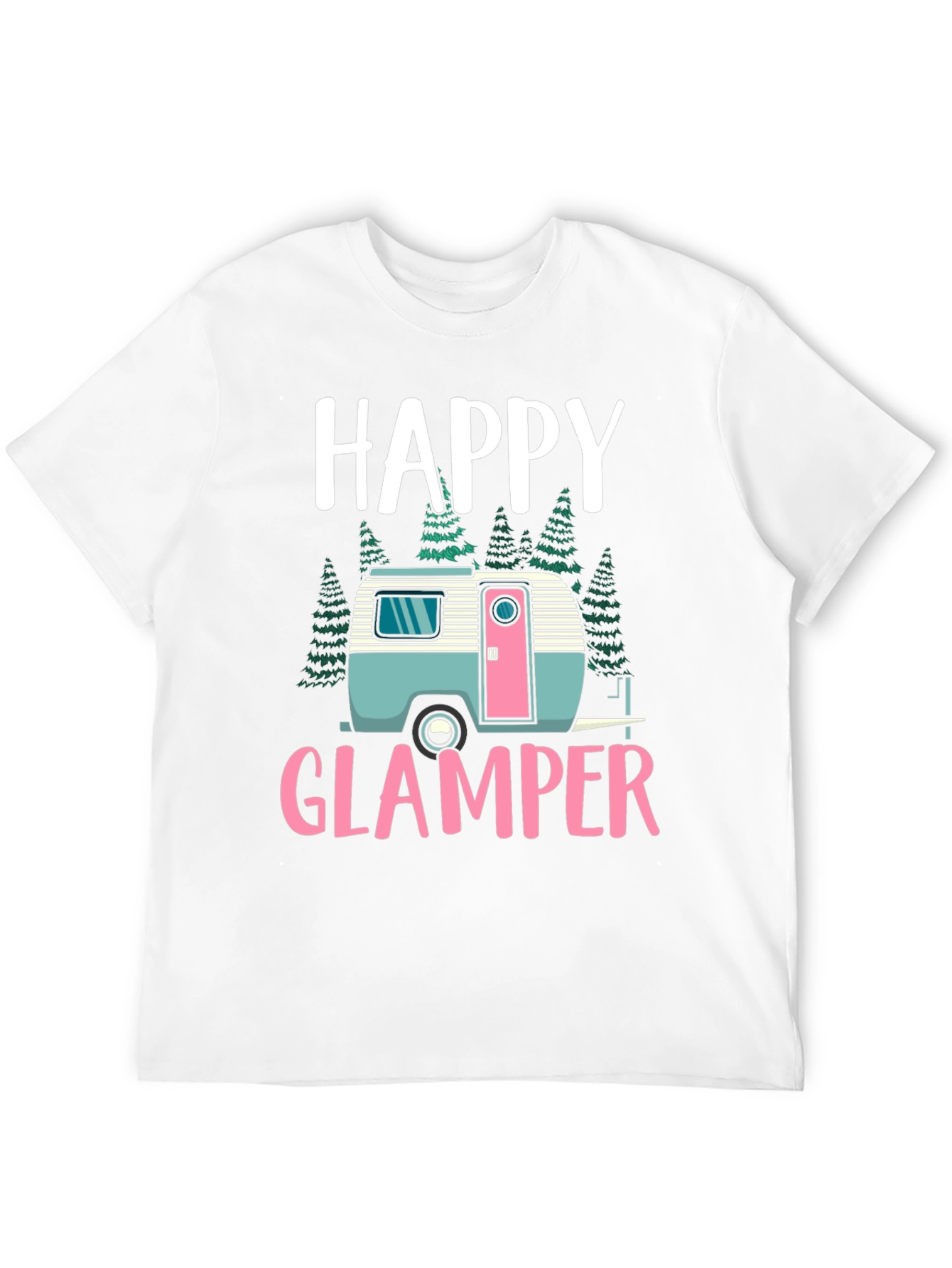 Happy Glamper Graphic Tee - Camping T-Shirt