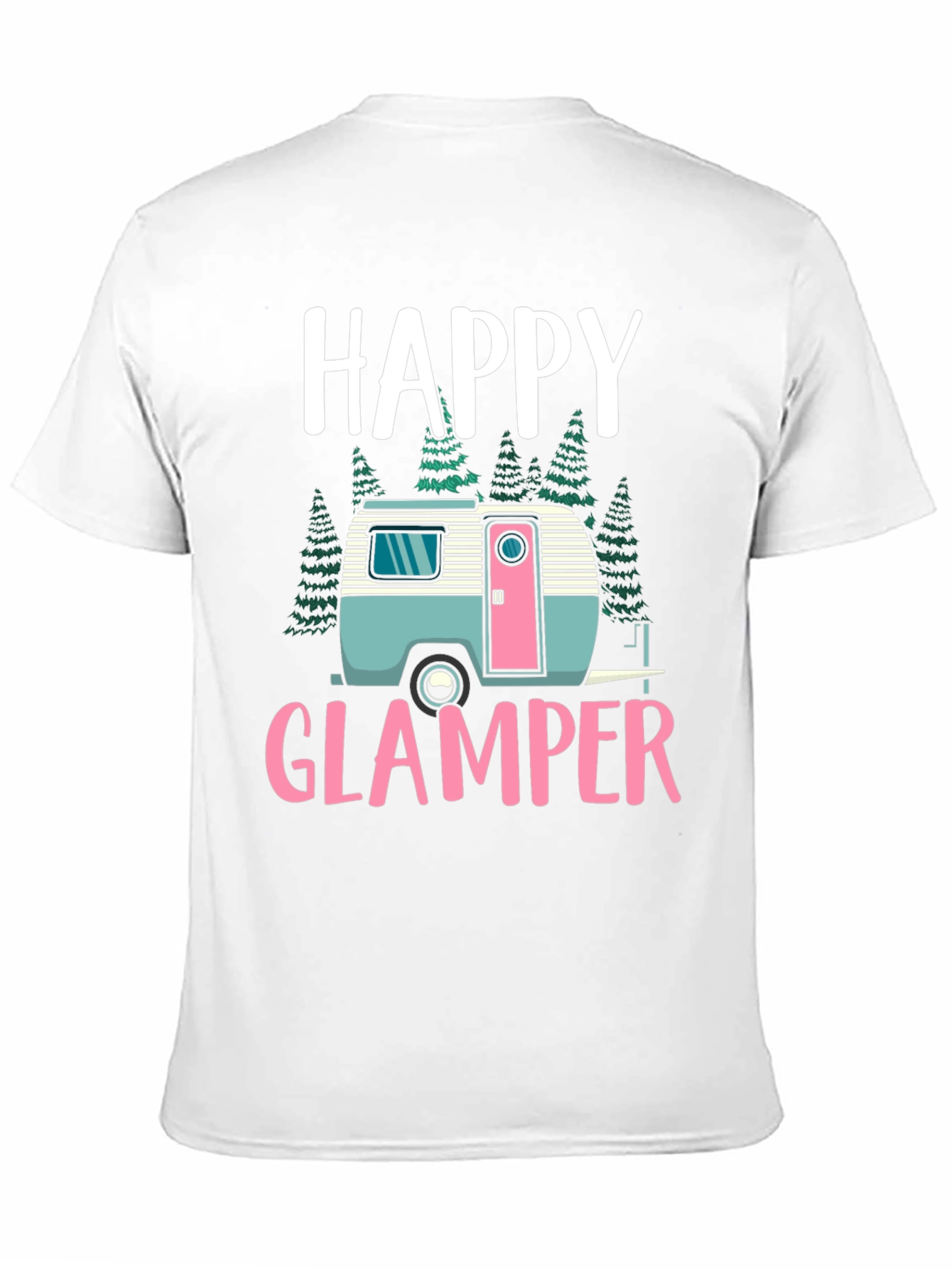 Happy Glamper Graphic Tee - Camping T-Shirt