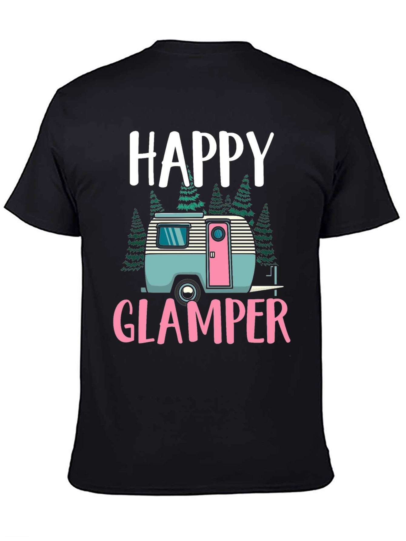 Happy Glamper Graphic Tee - Camping T-Shirt