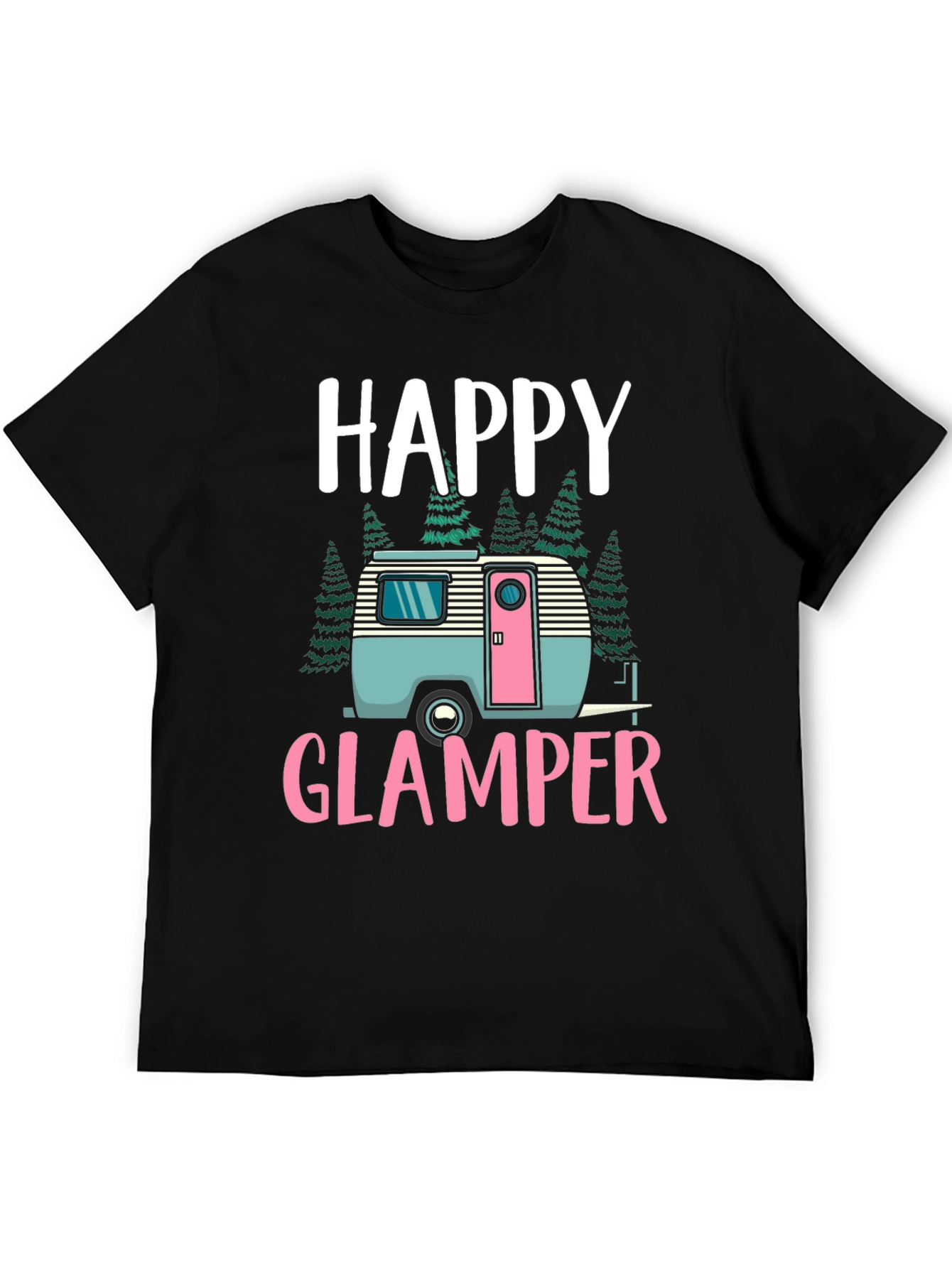 Happy Glamper Graphic Tee - Camping T-Shirt