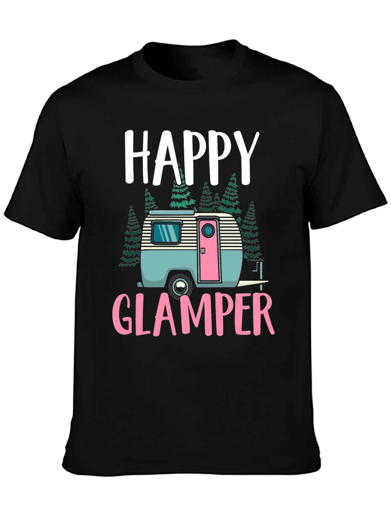 Happy Glamper Graphic Tee - Camping T-Shirt
