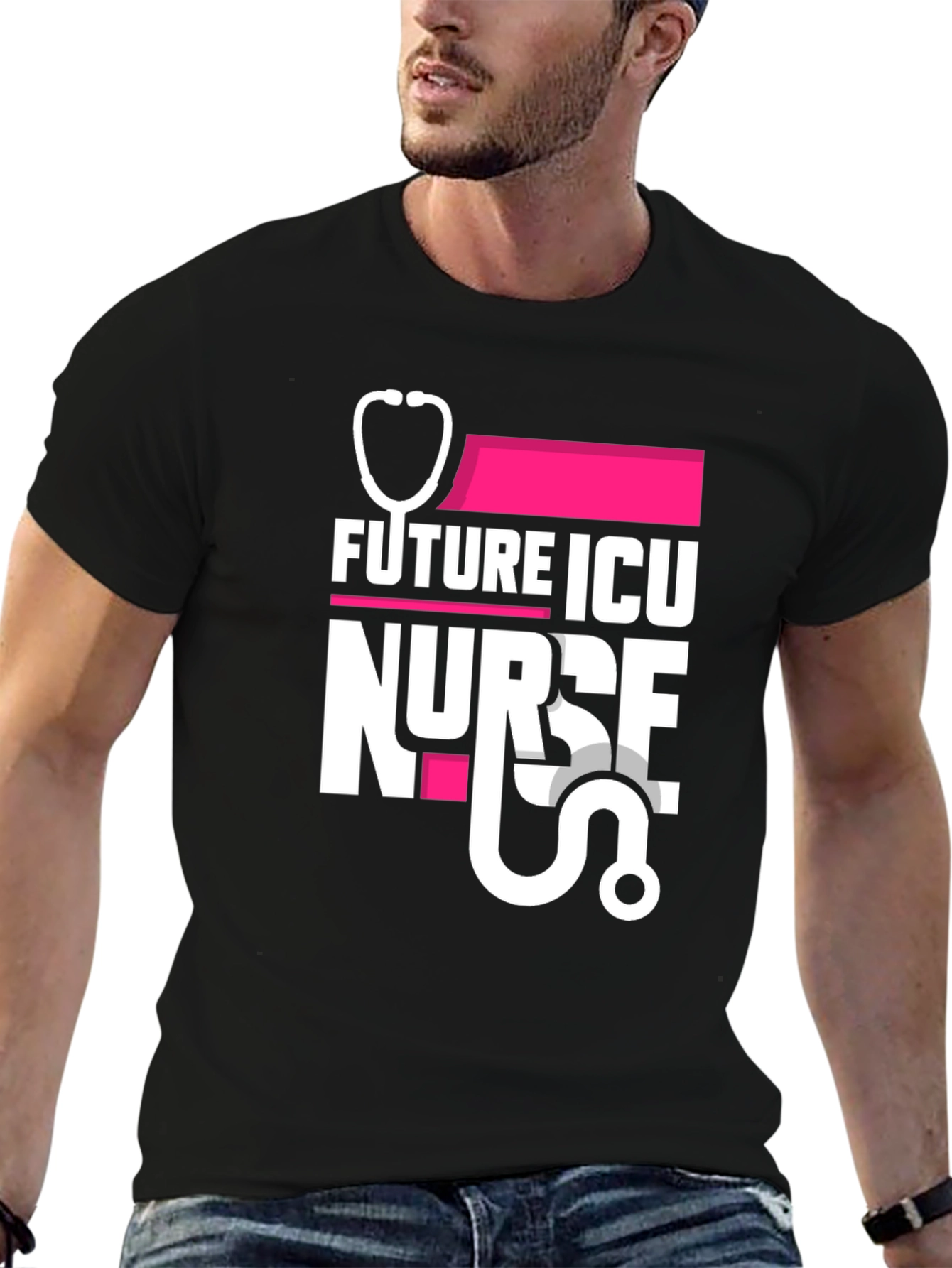 Future ICU Nurse Black T-Shirt