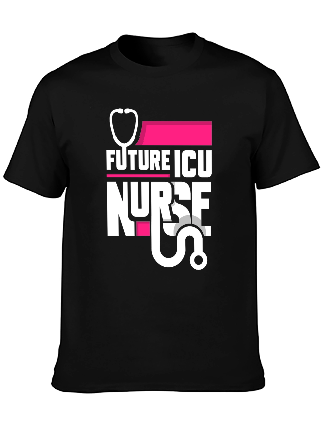 Future ICU Nurse Black T-Shirt