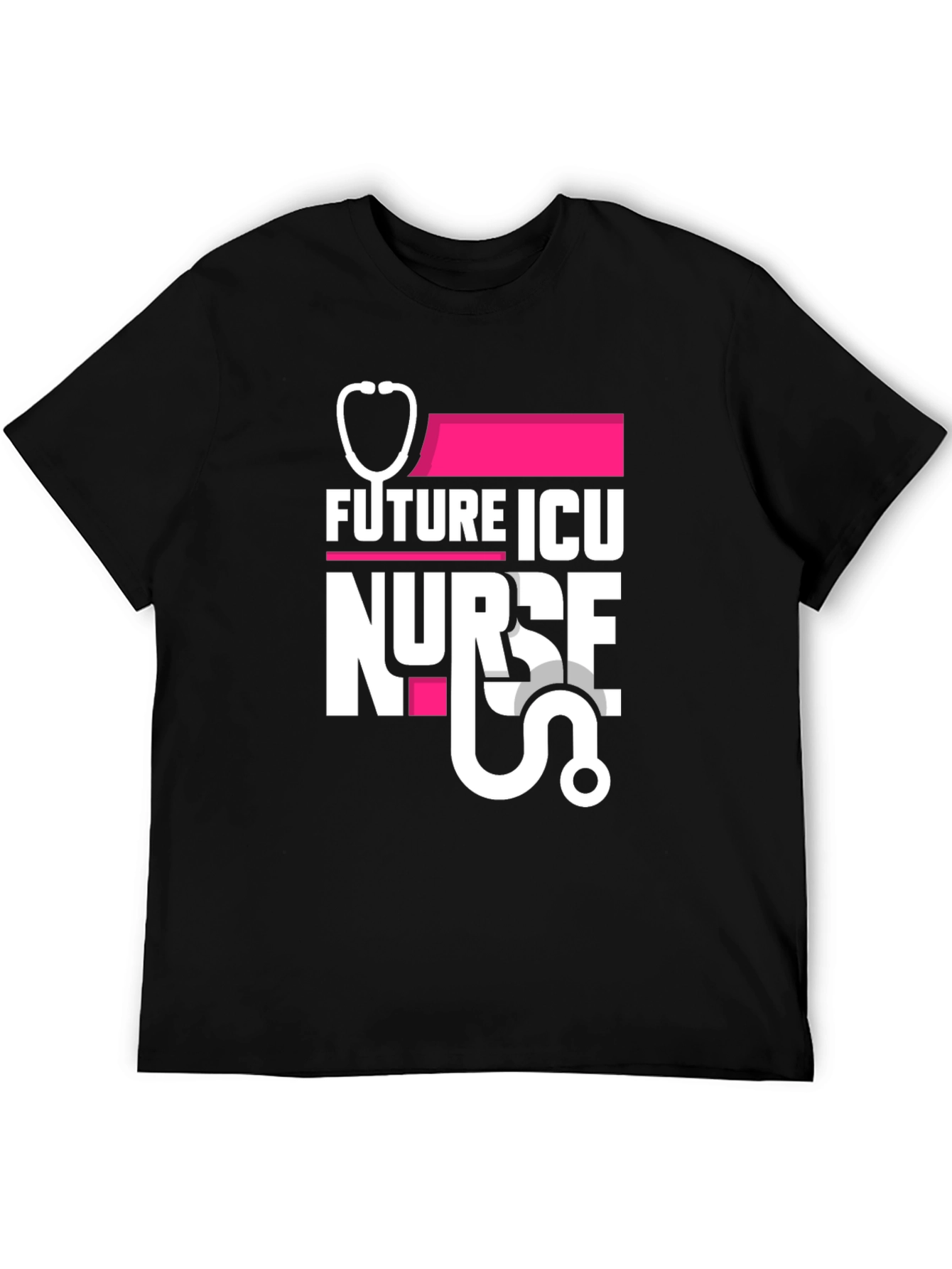 Future ICU Nurse Black T-Shirt