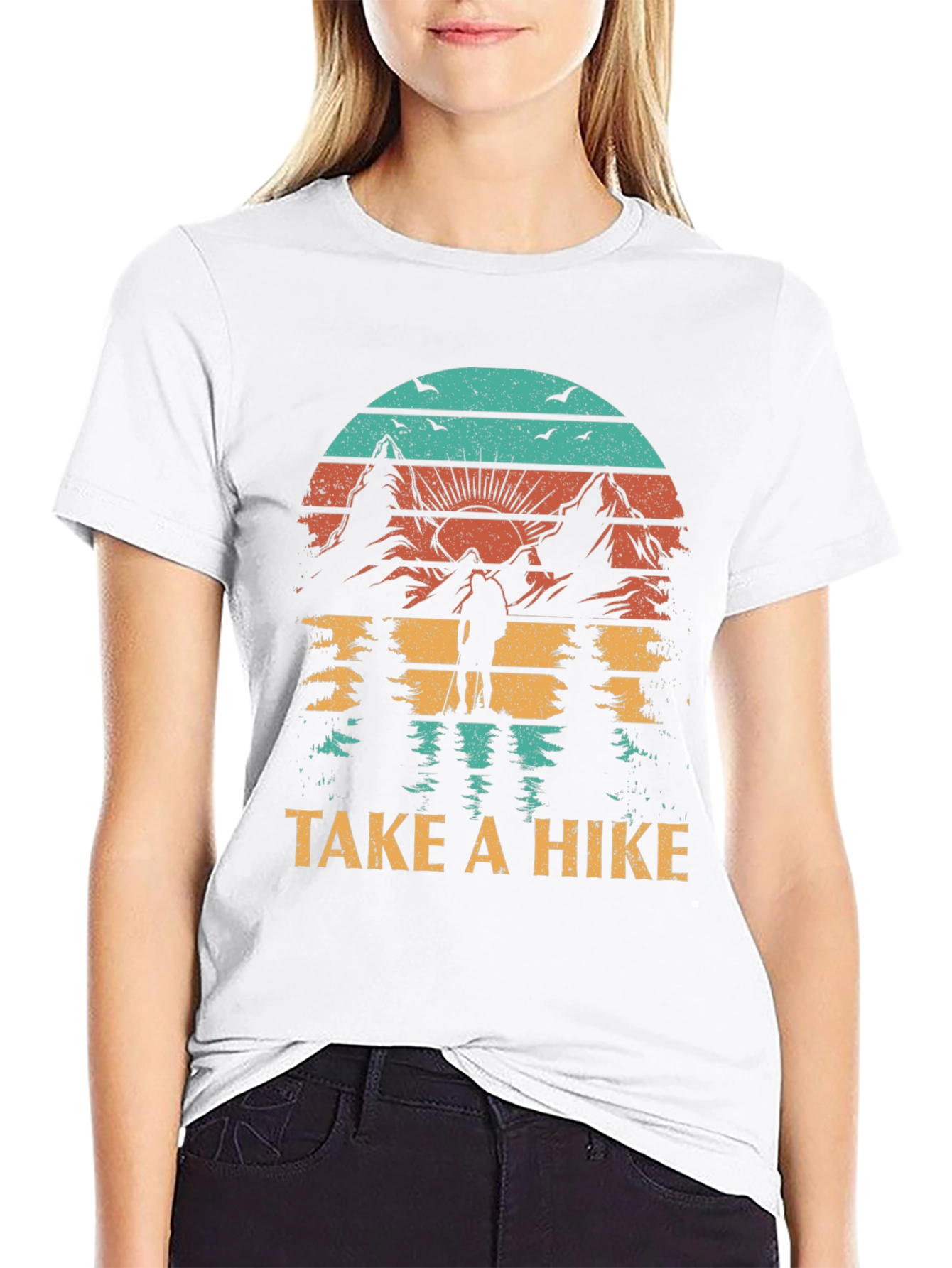 Take A Hike Retro Graphic Tee