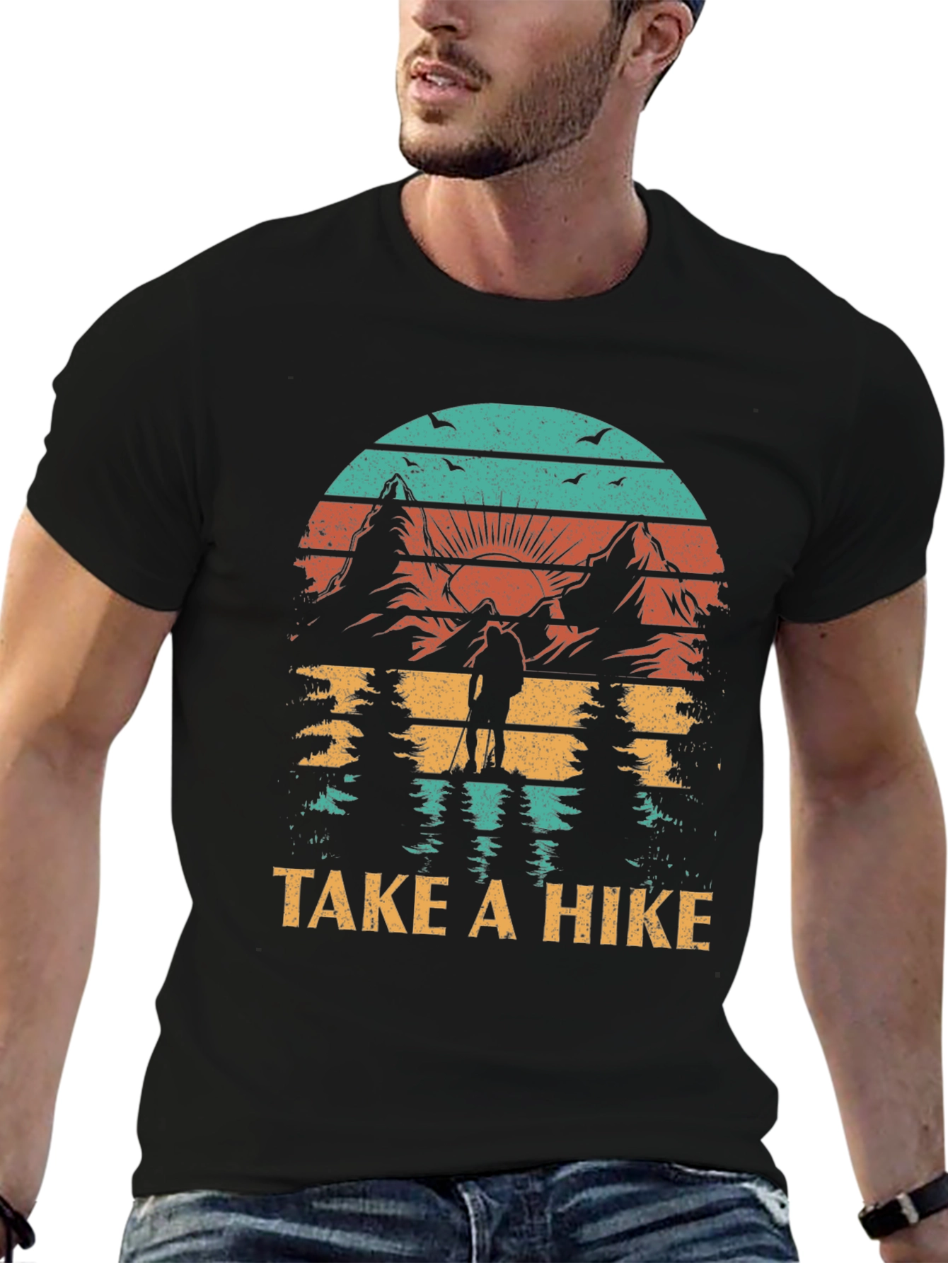 Take A Hike Retro Graphic Tee