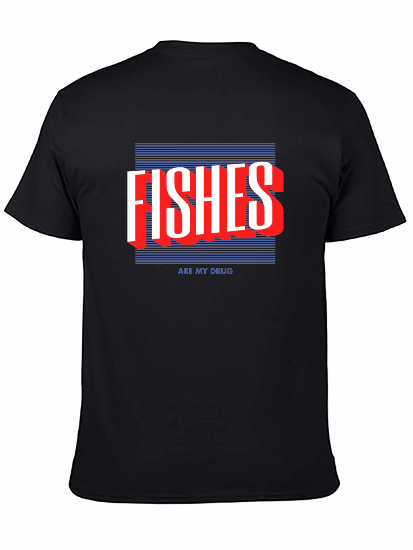 Fishes Are My Drug Black Graphic Tee