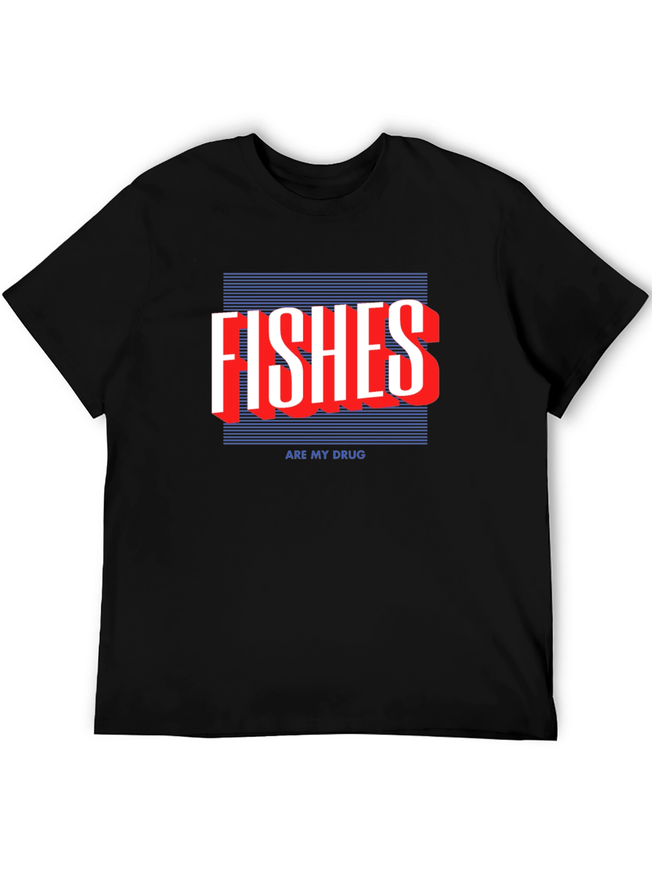 Fishes Are My Drug Black Graphic Tee