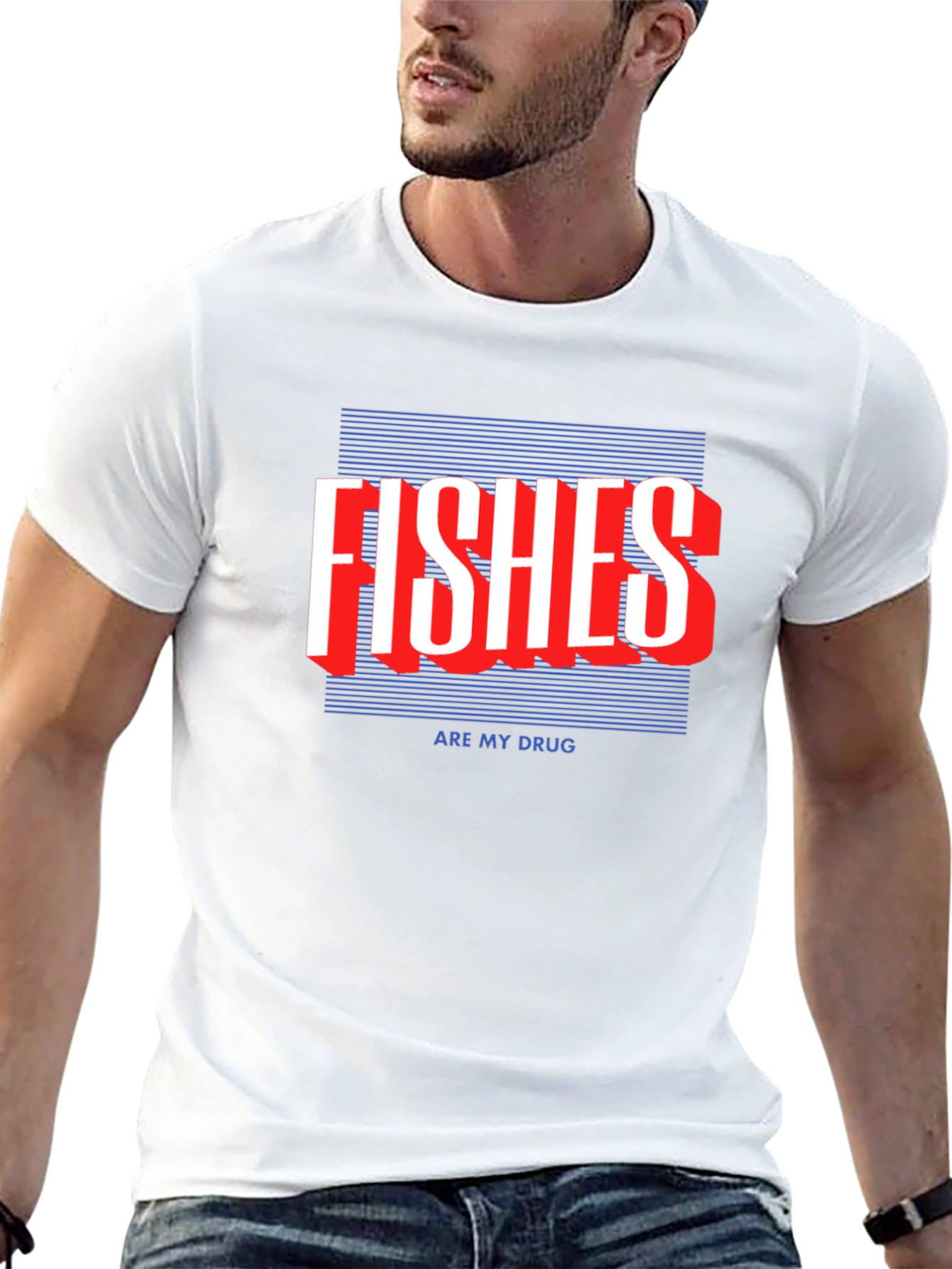 Fishes Are My Drug Black Graphic Tee