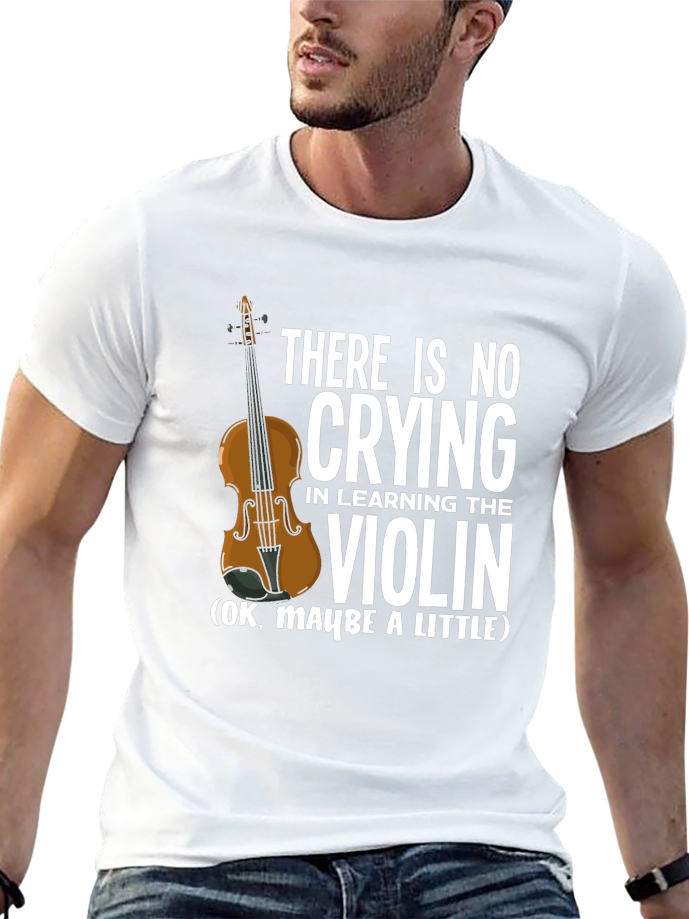 There is No Crying Violin T-Shirt