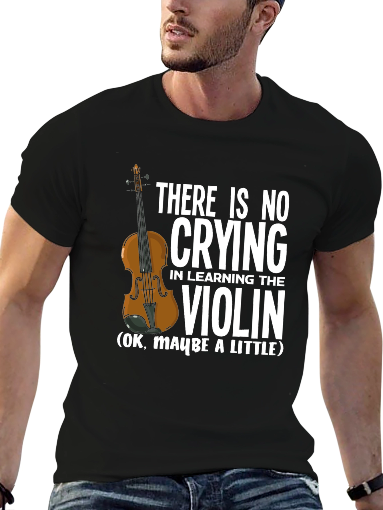 There is No Crying Violin T-Shirt