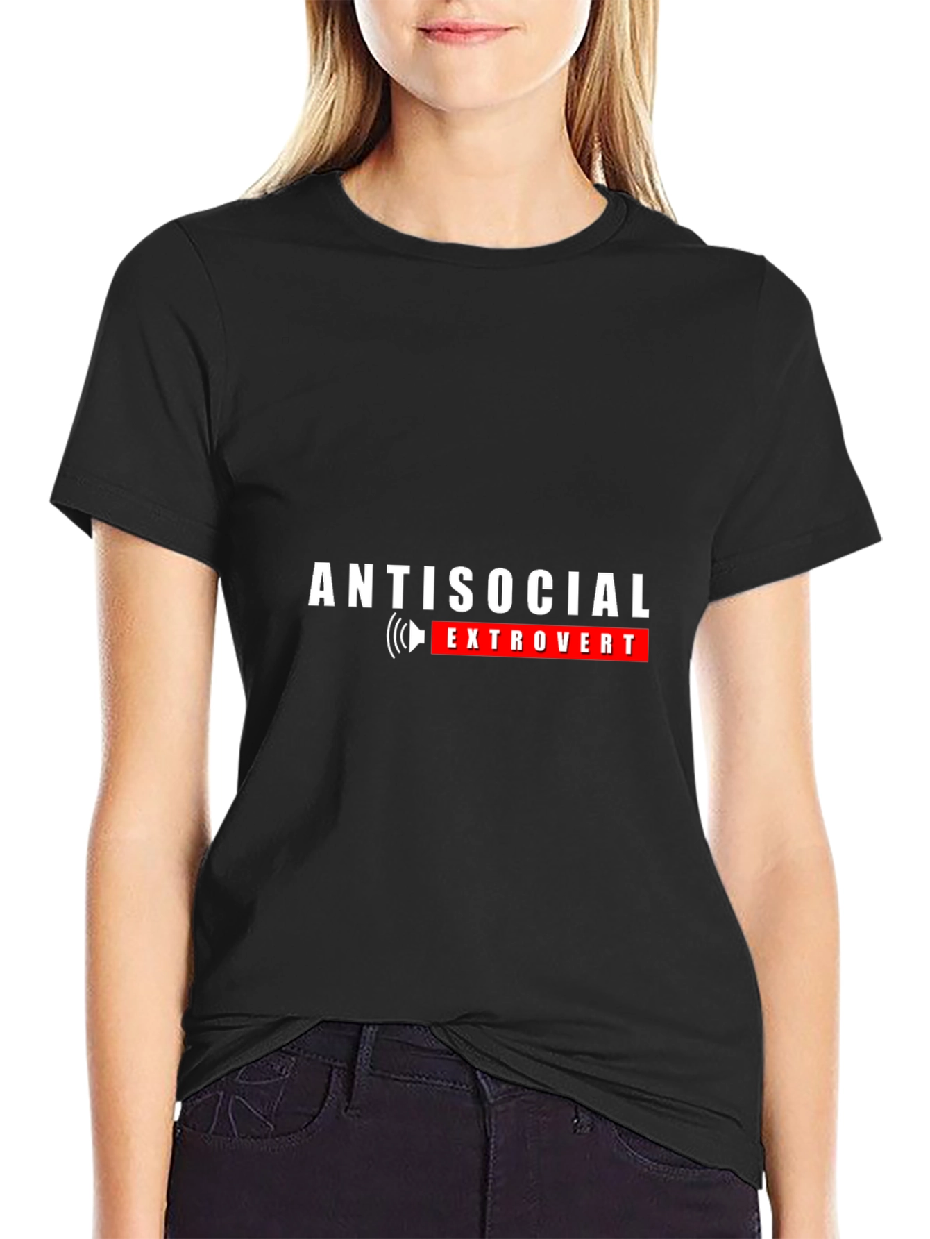 Antisocial Extrovert Graphic T-Shirt