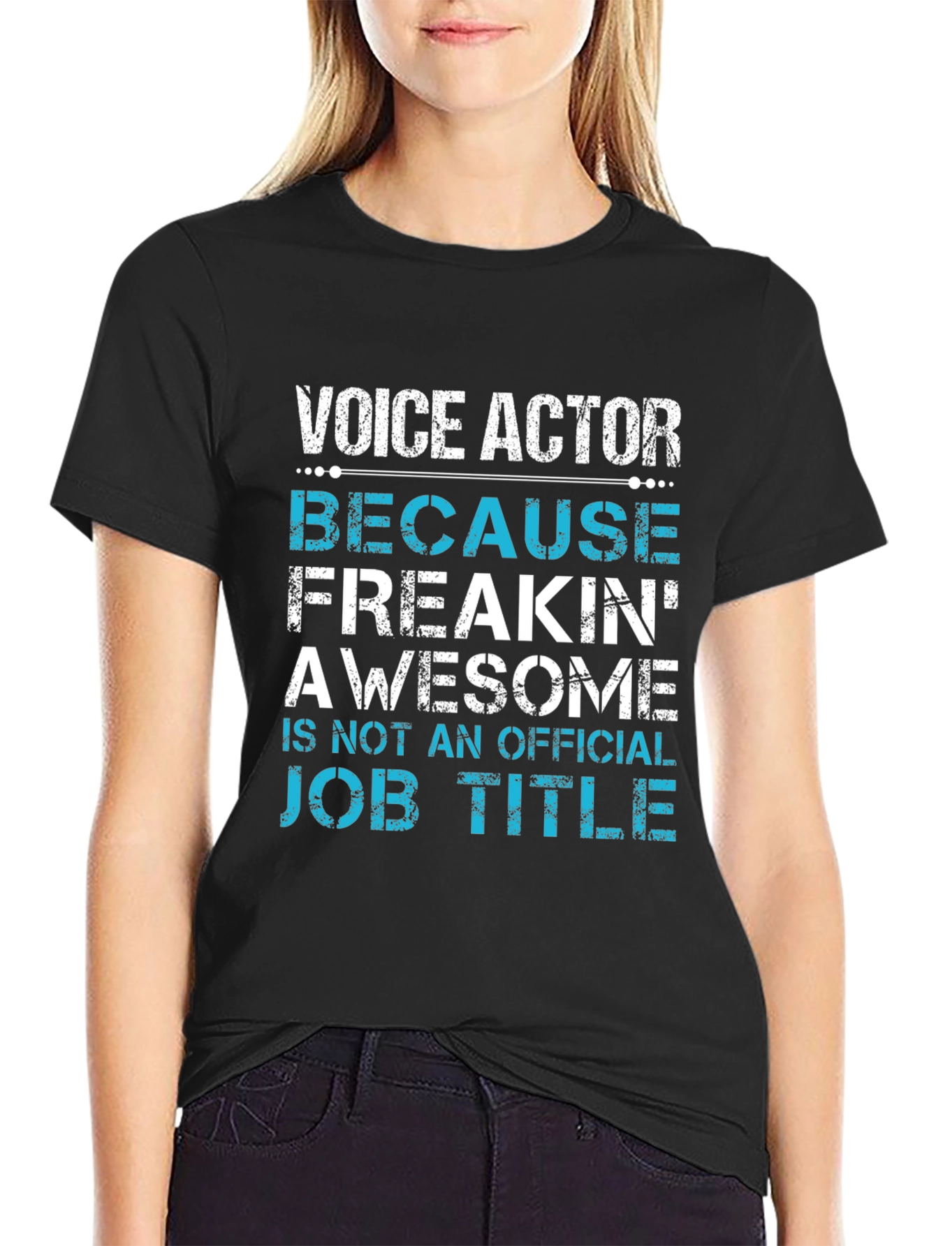 Voice Actor Freakin Awesome Job Title T-Shirt
