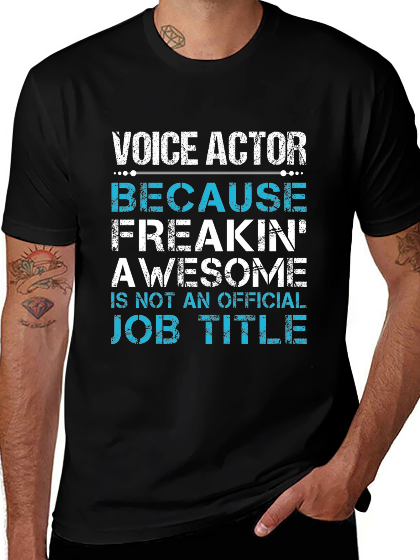Voice Actor Freakin Awesome Job Title T-Shirt