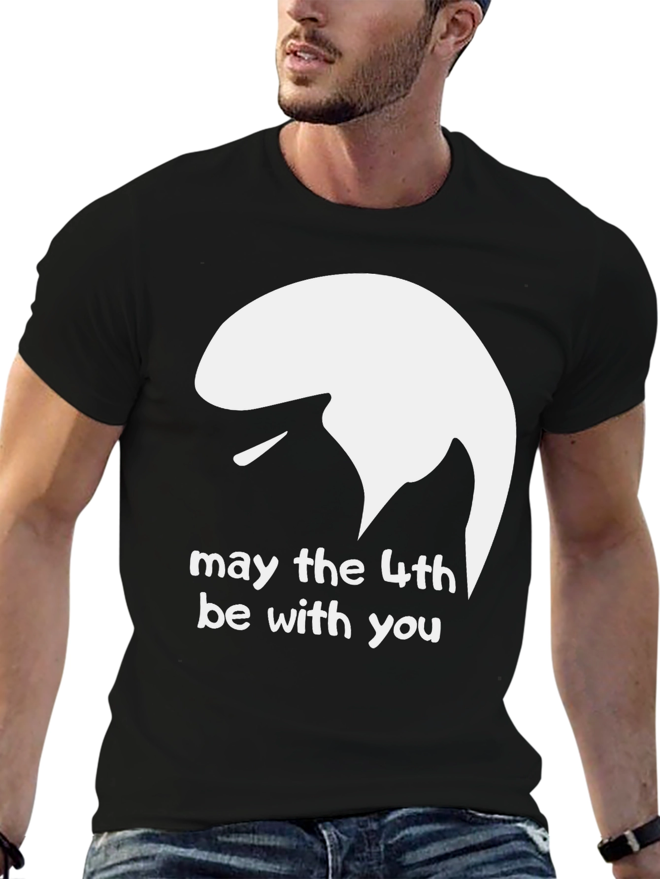 May the 4th Be With You Black T-Shirt
