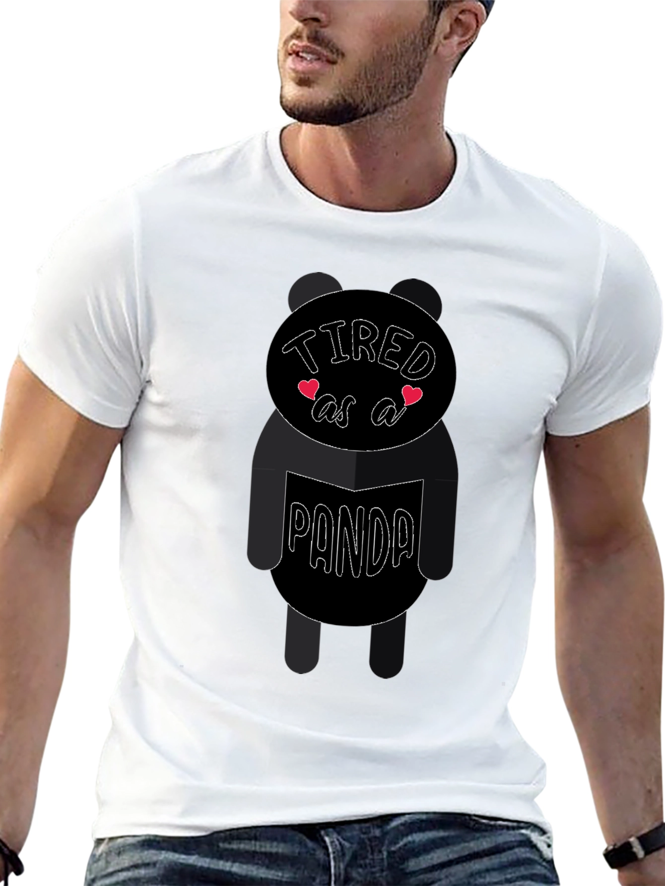 Tired as a Panda Graphic Tee
