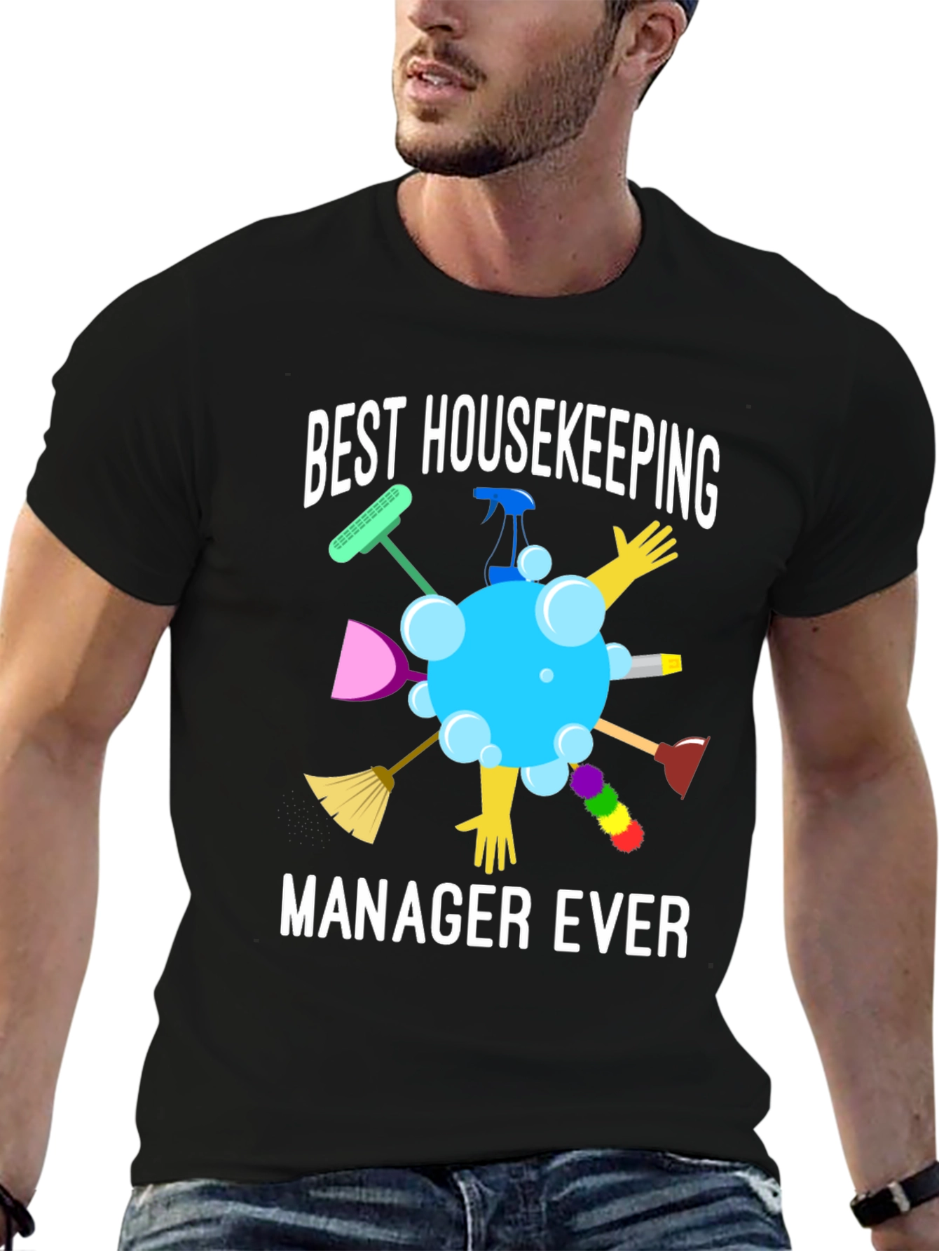 Best Housekeeping Manager Ever Graphic T-Shirt