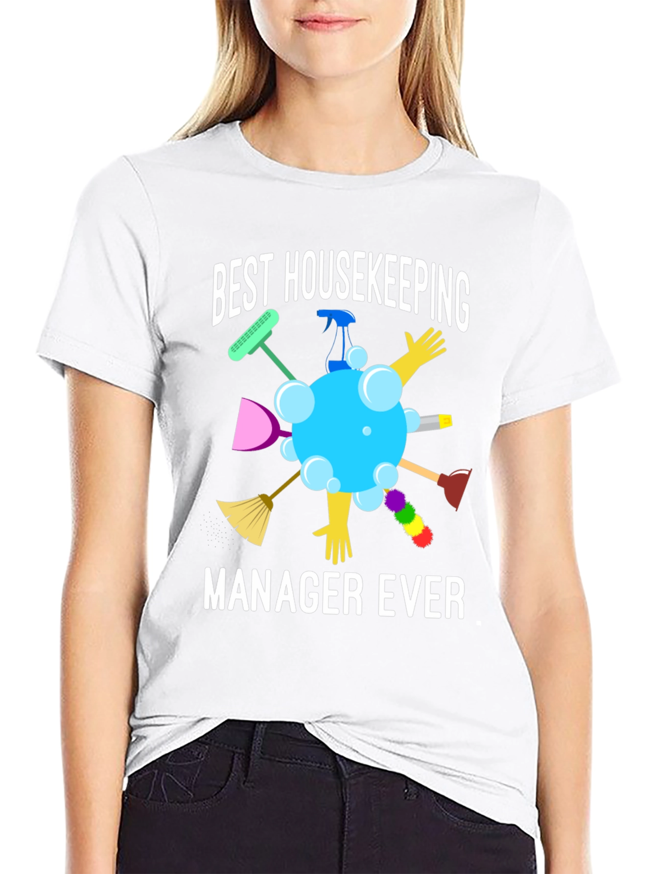 Best Housekeeping Manager Ever Graphic T-Shirt