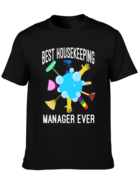 Best Housekeeping Manager Ever Graphic T-Shirt