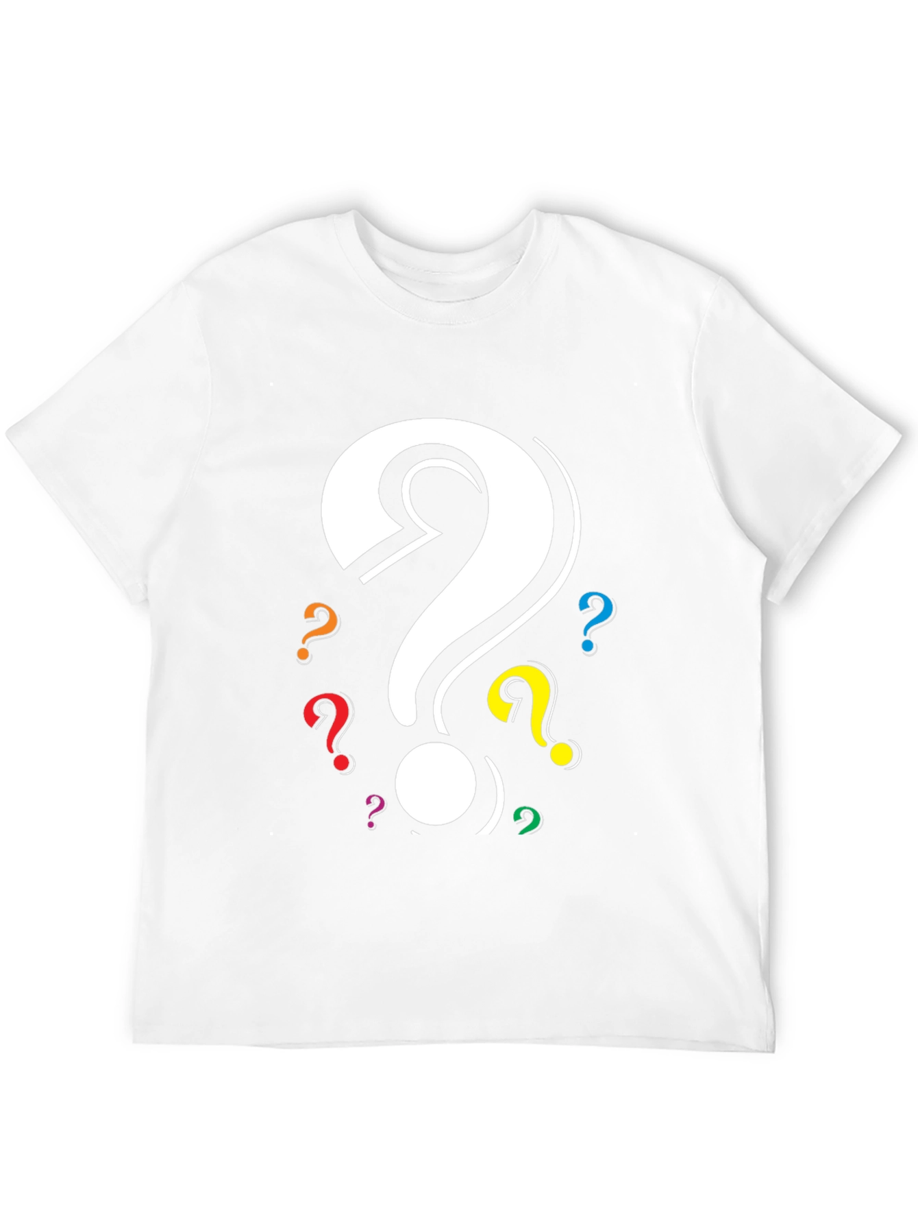 Question Mark Graphic T-Shirt - Mystery Design