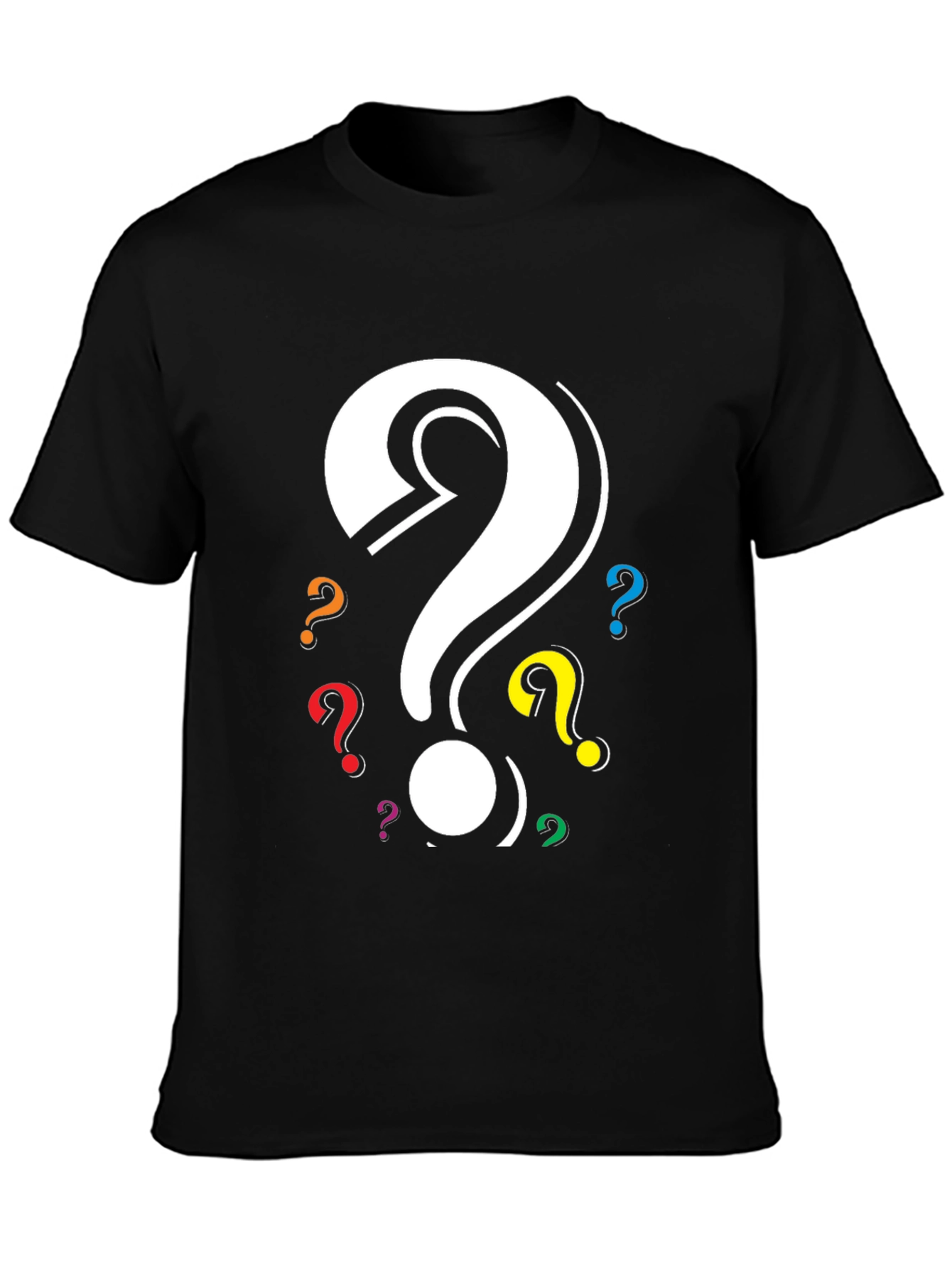 Question Mark Graphic T-Shirt - Mystery Design